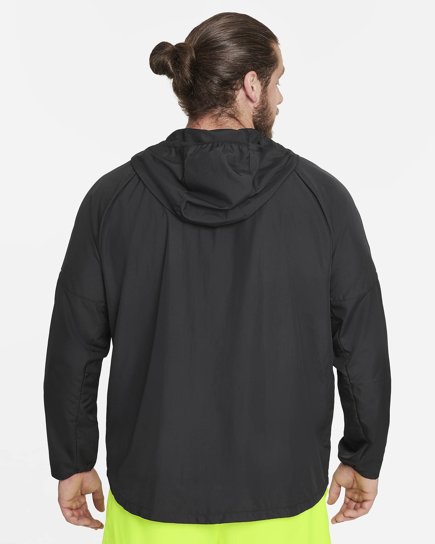 Nike Miler Repel-Laufjacke für Herren - Schwarz/Schwarz