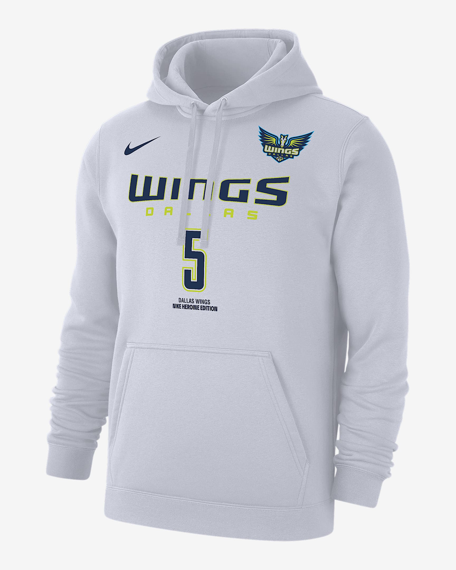 Paige Bueckers Dallas Wings Club Nike WNBA Fleece Pullover Hoodie - White