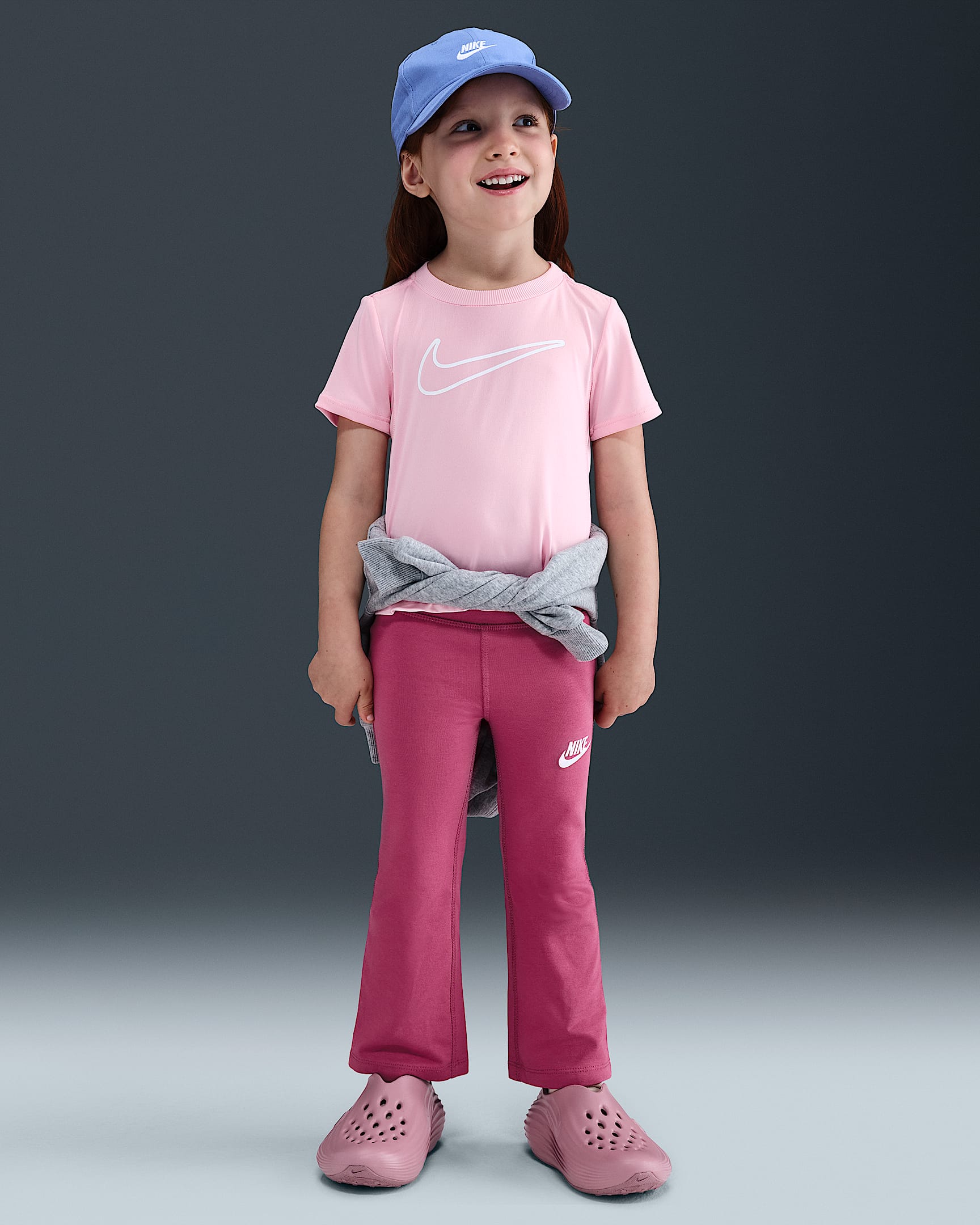 Nike Dri-FIT Toddler Flare Leggings - Sweet Beet