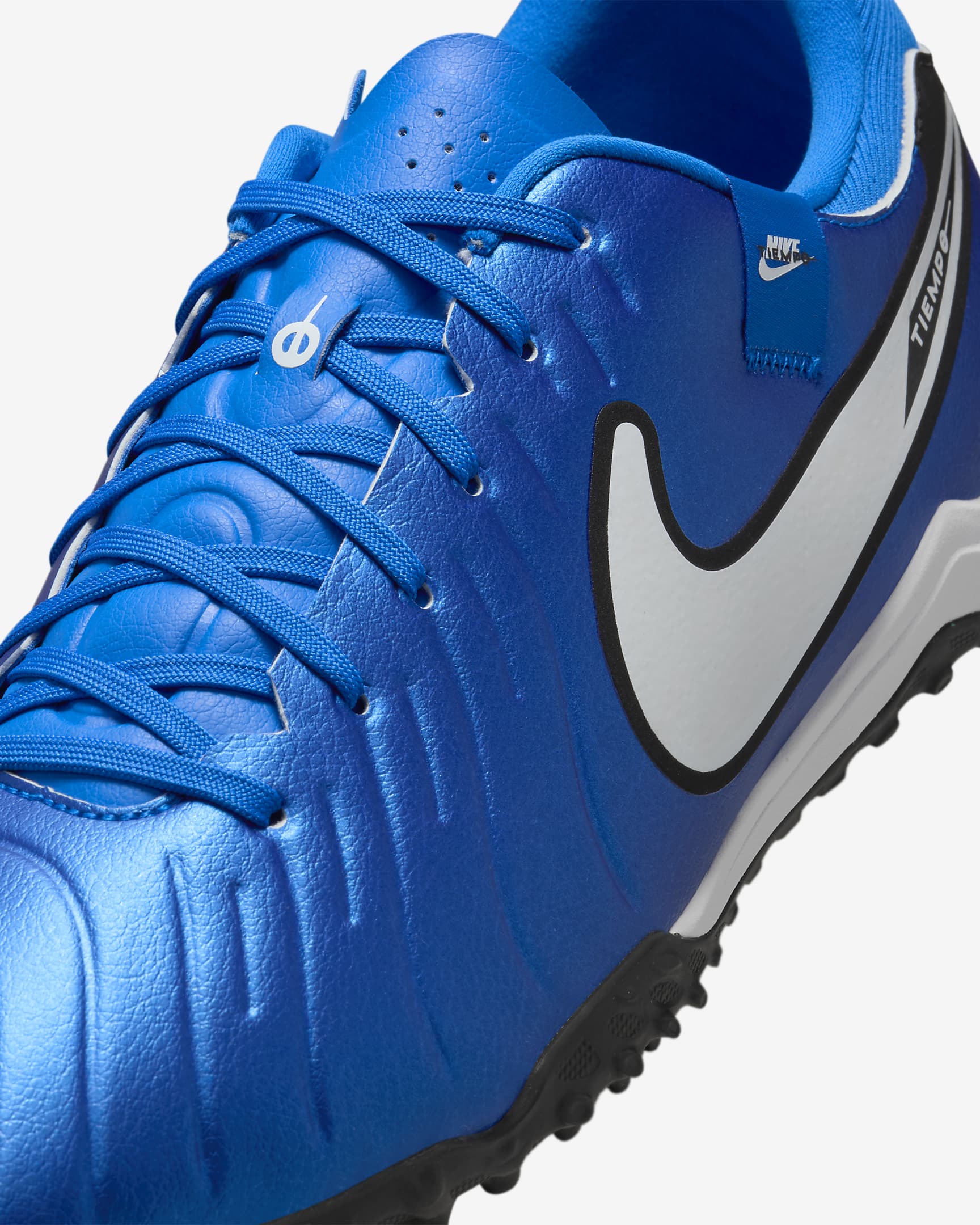 Nike Tiempo Legend 10 Academy Botes de futbol de perfil baix per a moqueta-turf - Soar/Blanc