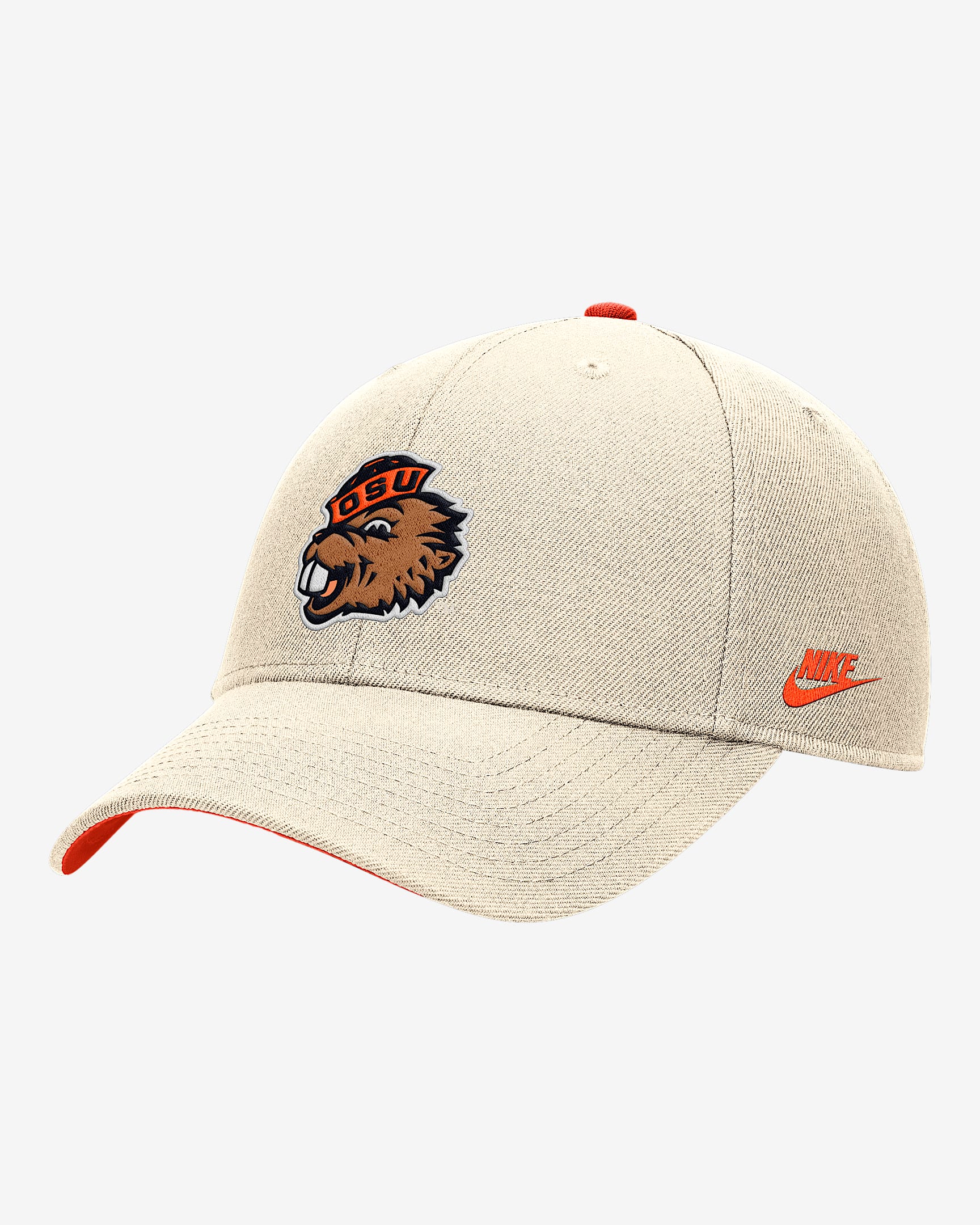 Oregon State Rise Men's Nike College Adjustable Cap - Natural