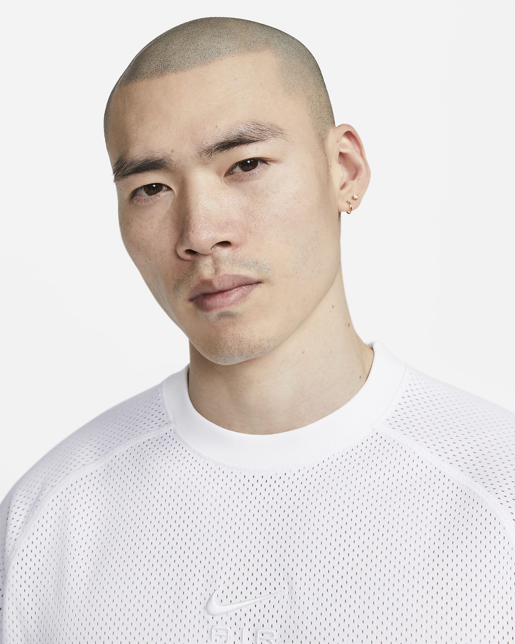 Nike Air Men's Oversized Short-sleeve Top - White/White