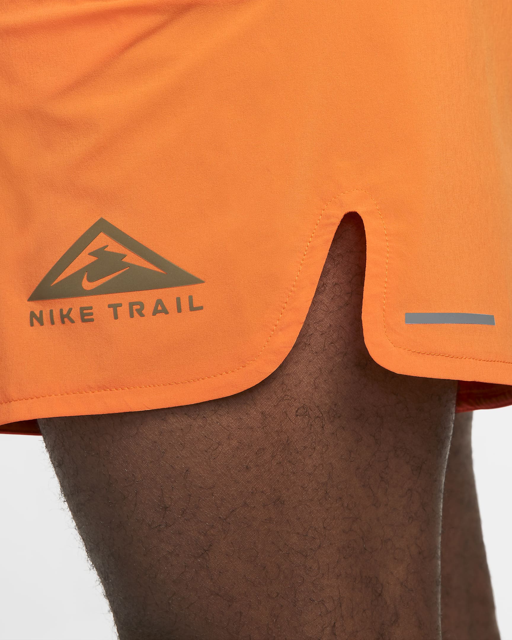 Nike Trail Second Sunrise Mens Dri Fit 7 Brief Lined Running Shorts 0450