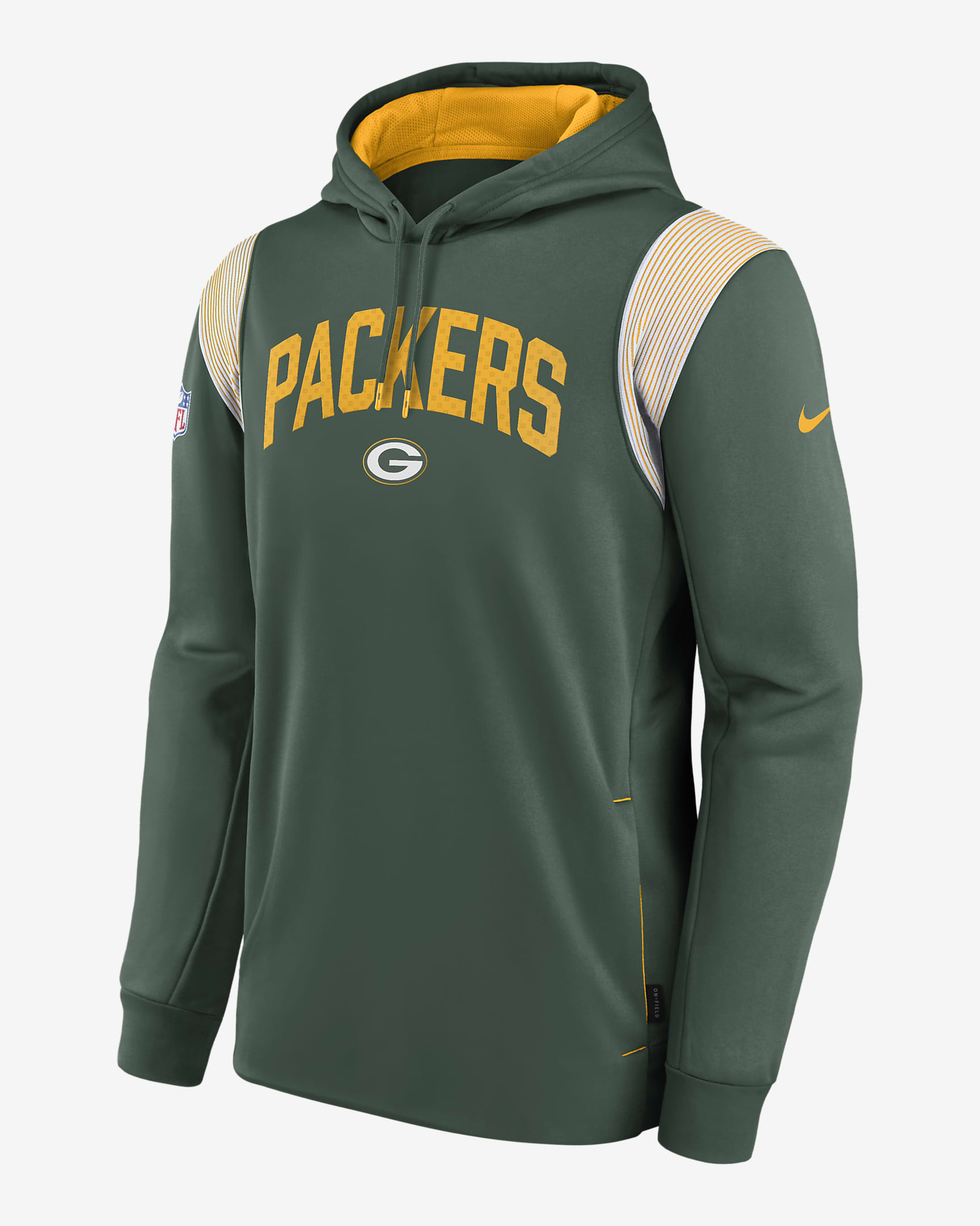 Nike Therma Athletic Stack (NFL Green Bay Packers) Men's Pullover ...