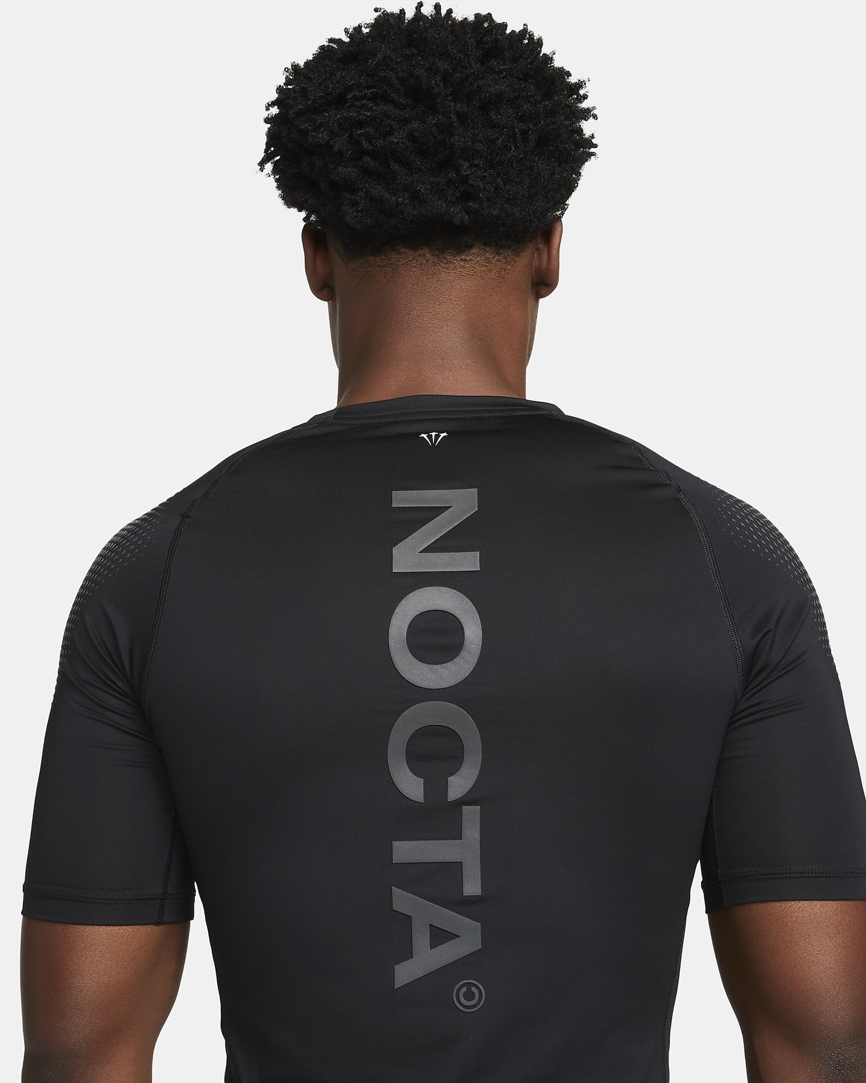 NOCTA Men's Short-Sleeve Base Layer Top - Black/White/White