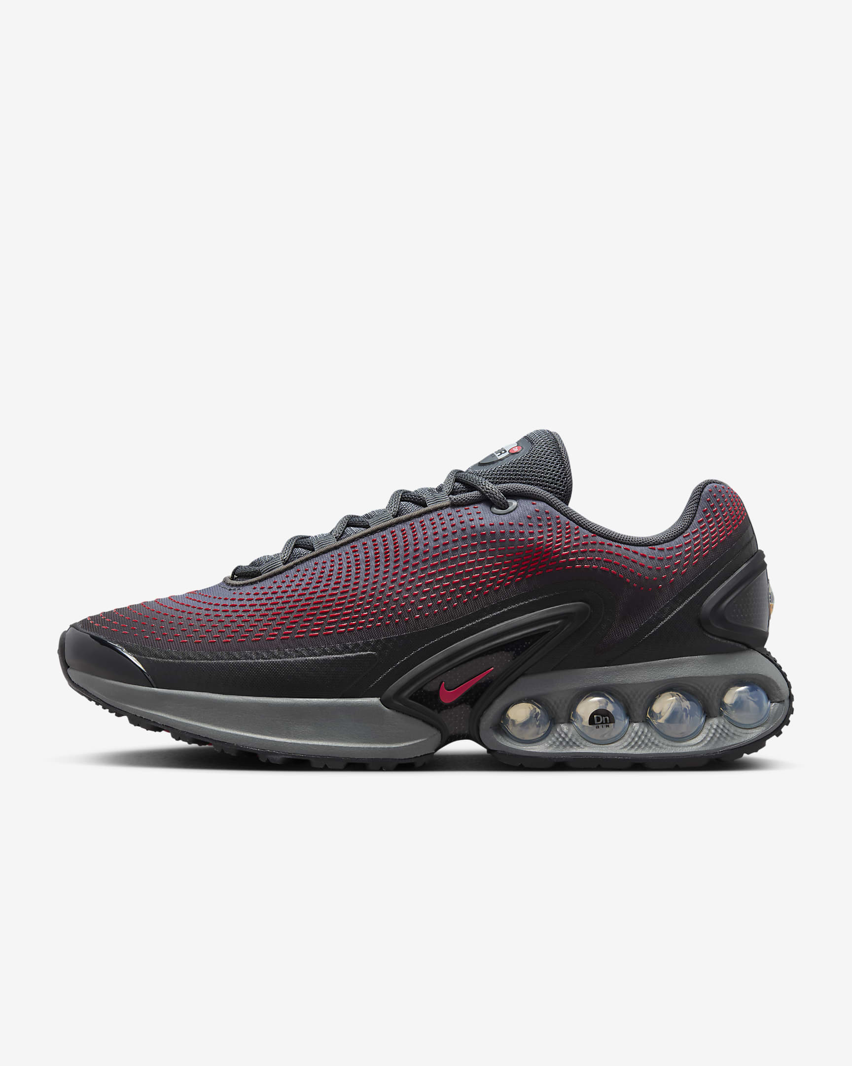 Sapatilhas Nike Air Max DN - Preto/Cinzento Iron/Vermelho University