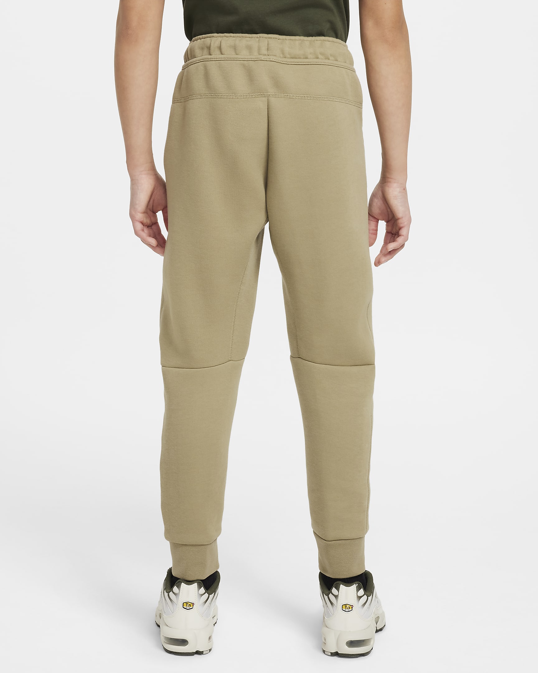 Nike Sportswear Tech Fleece Pantalón - Niño - Neutral Olive/Negro/Negro