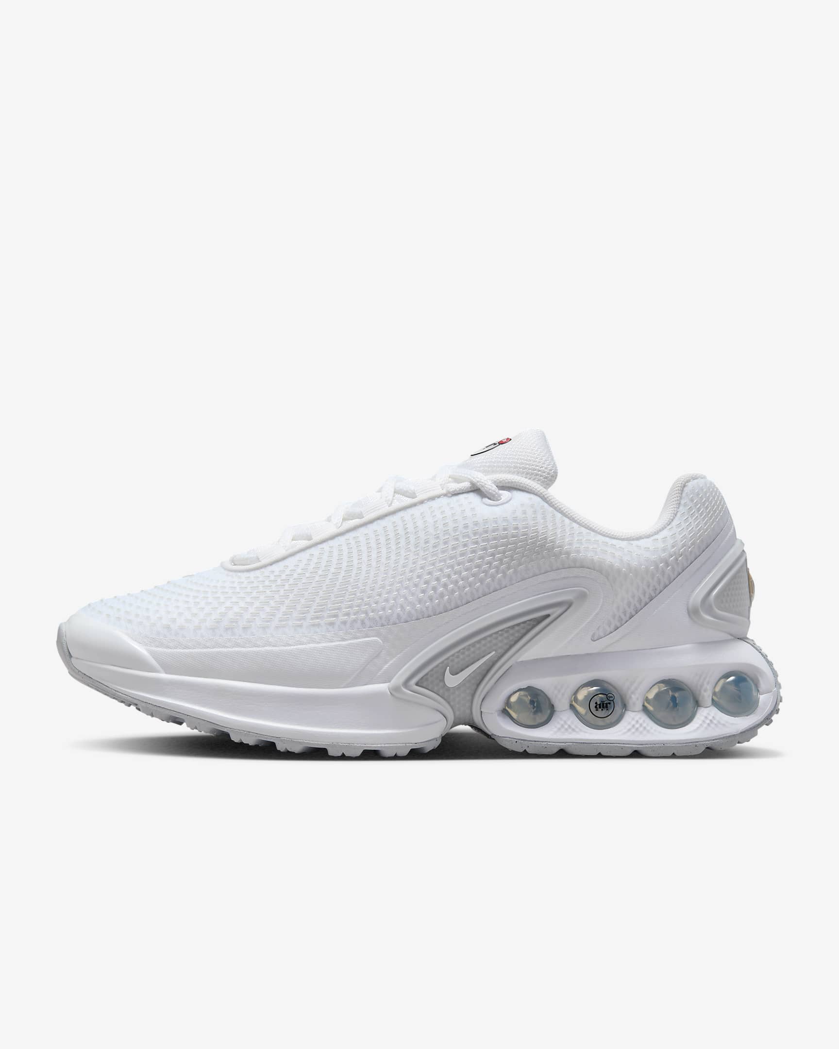 Nike Air Max Dn Shoes - White/White/Metallic Silver/White