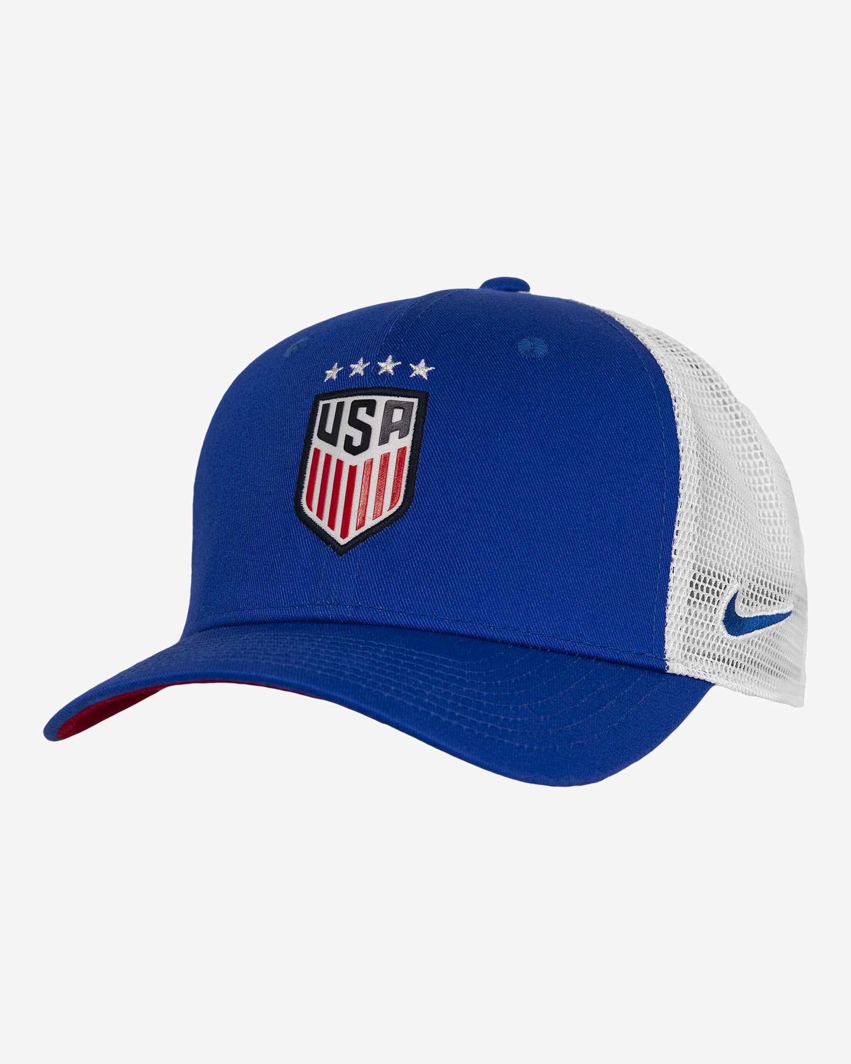 USWNT Classic99 Nike Soccer Trucker Cap - Game Royal