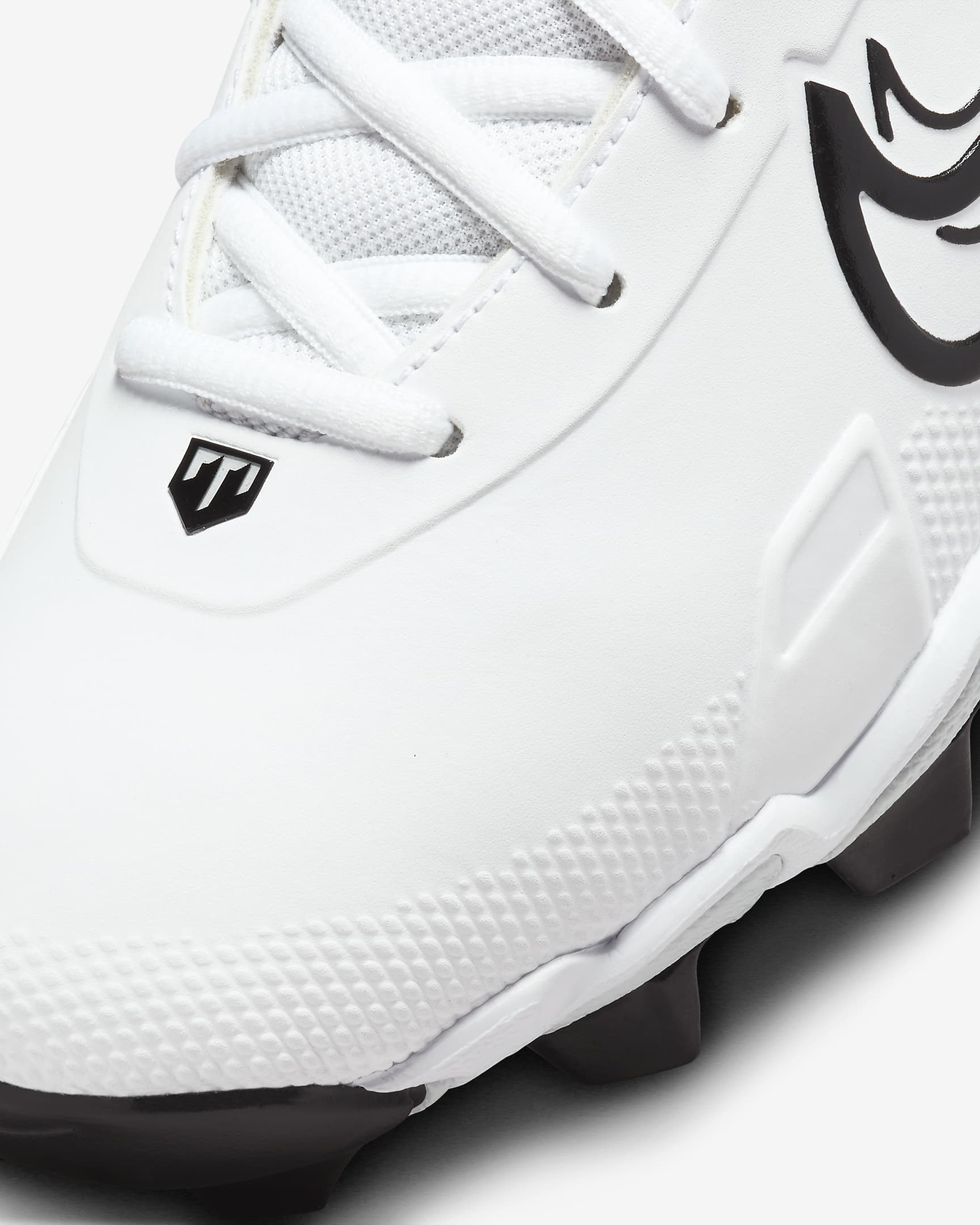 Nike Force Trout 9 Keystone Big Kids' Baseball Cleats - White/Pure Platinum/Black