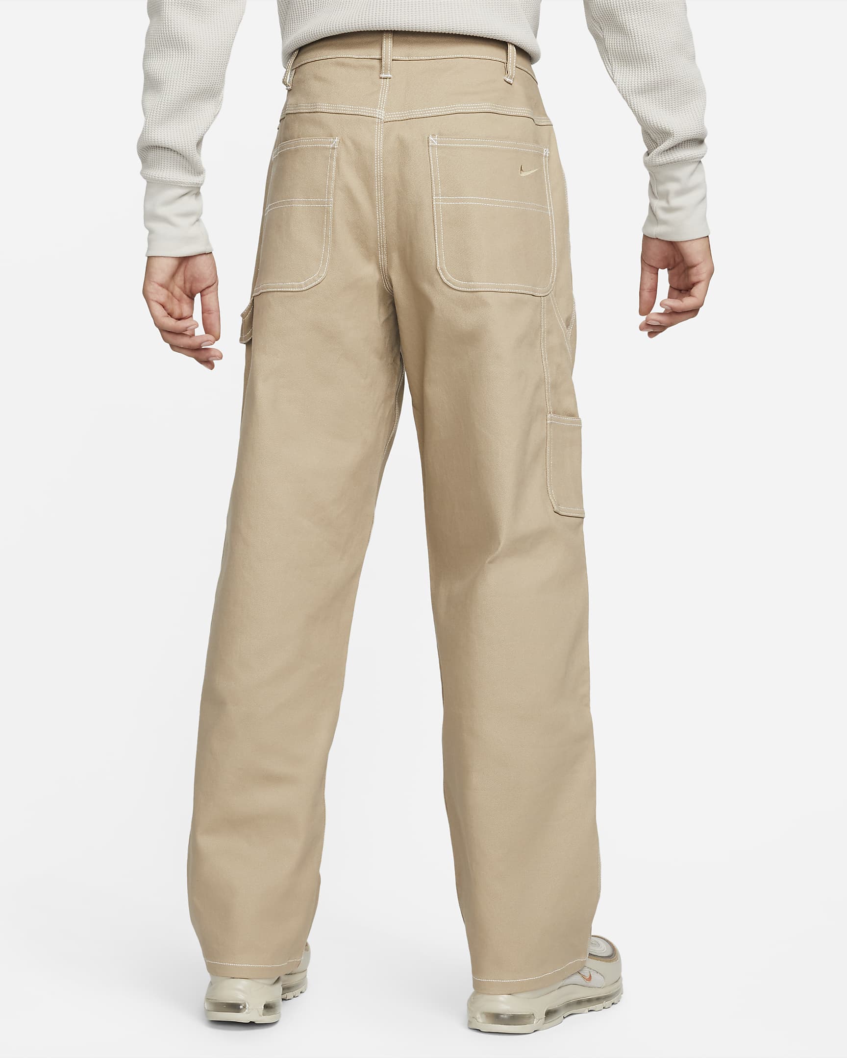 Nike Life Men's Carpenter Trousers - Khaki/Khaki