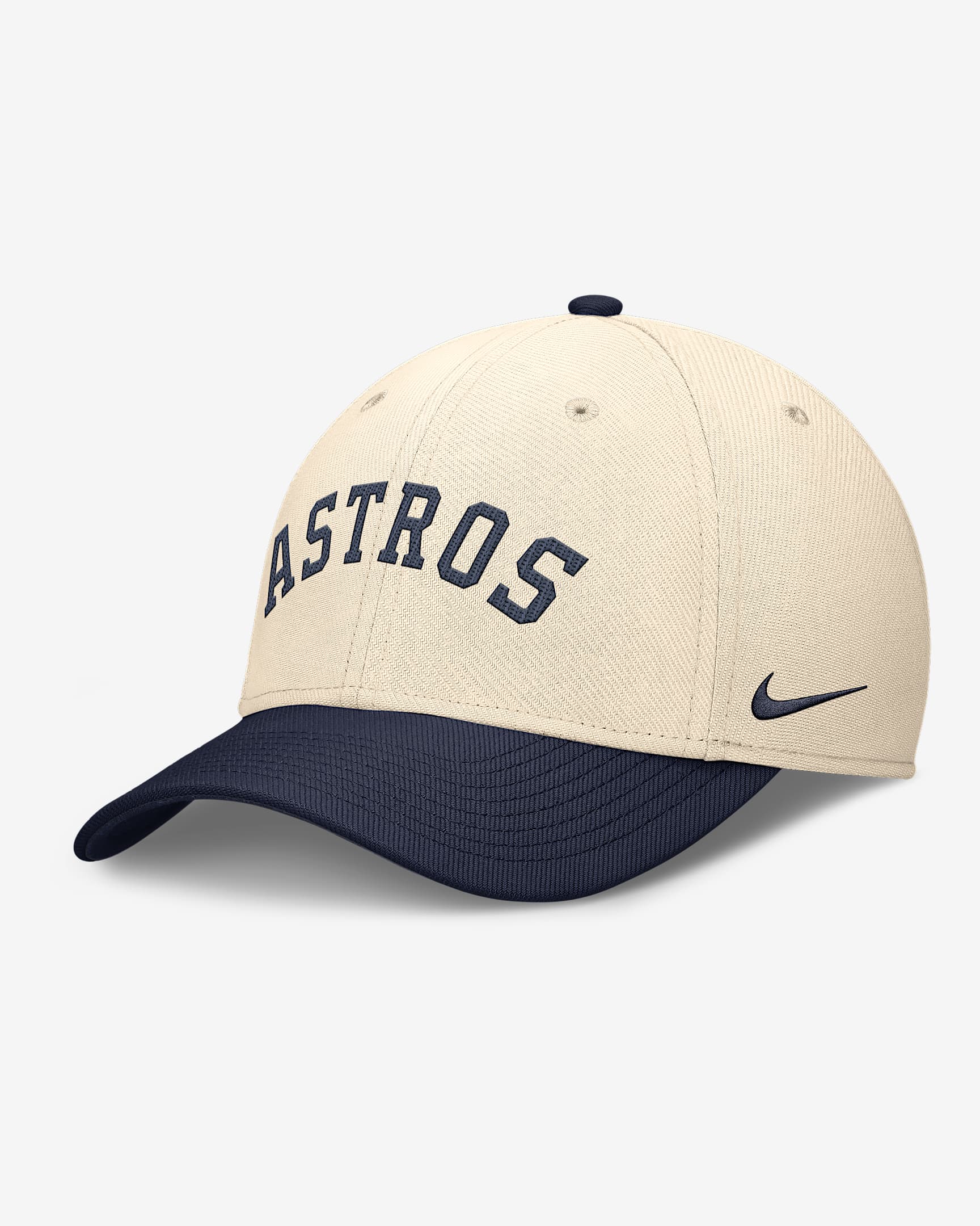 Houston Astros Statement Rise Swoosh Men's Nike Dri-FIT MLB Hat - Natural