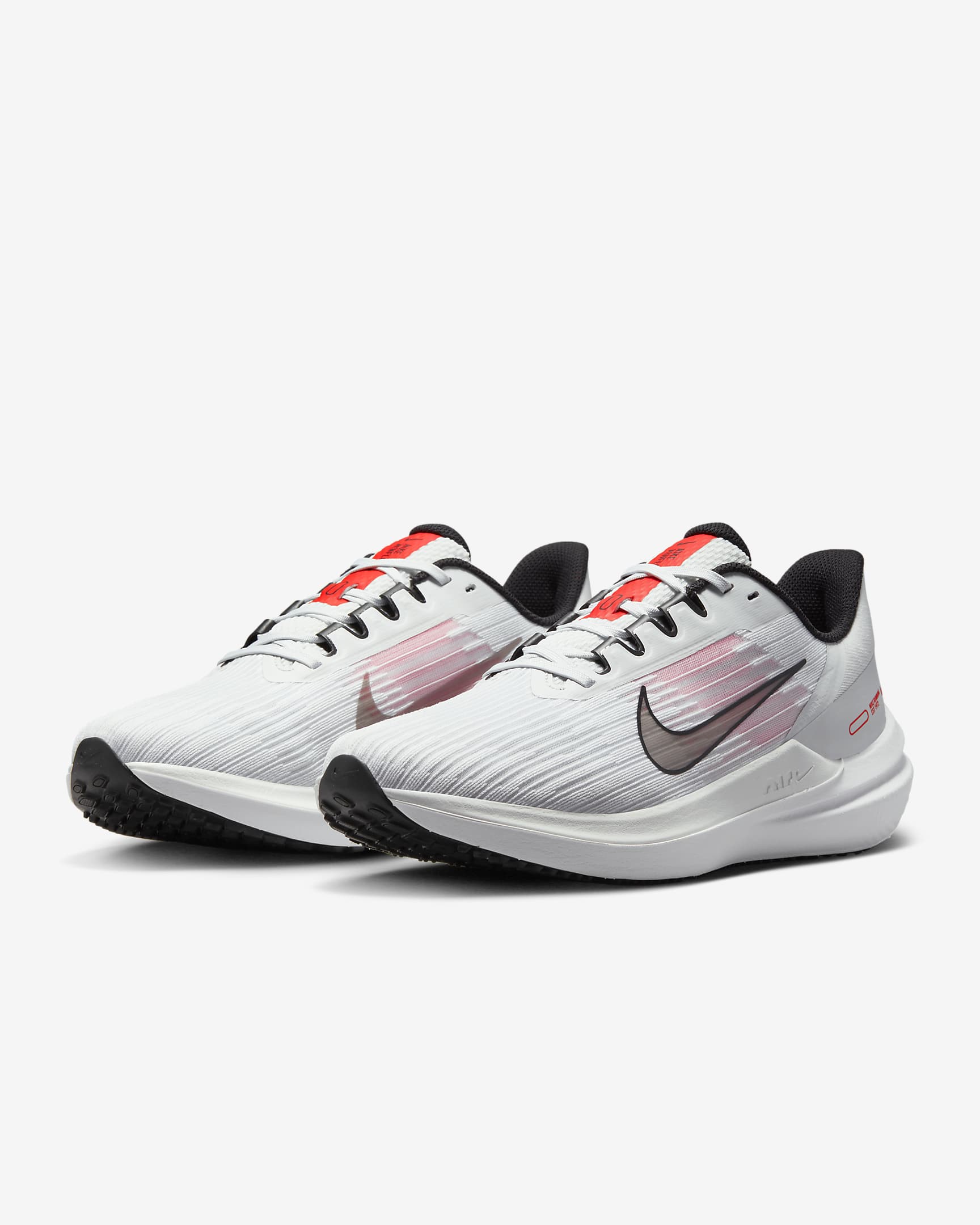 Nike Winflo 9 Men's Road Running Shoes - Photon Dust/White/Platinum Tint/Black