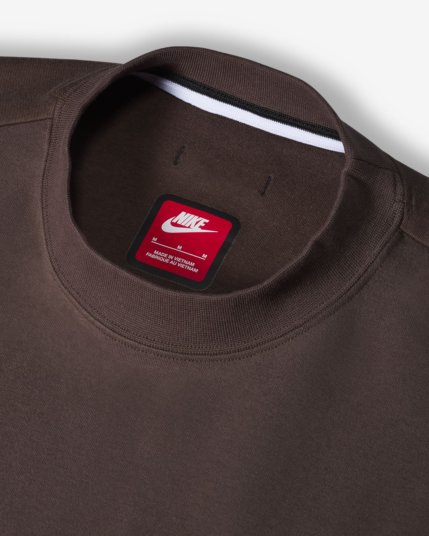 Nike Sportswear Tech Fleece Re-Imagined Men's Oversized Short-Sleeve Sweatshirt - Baroque Brown