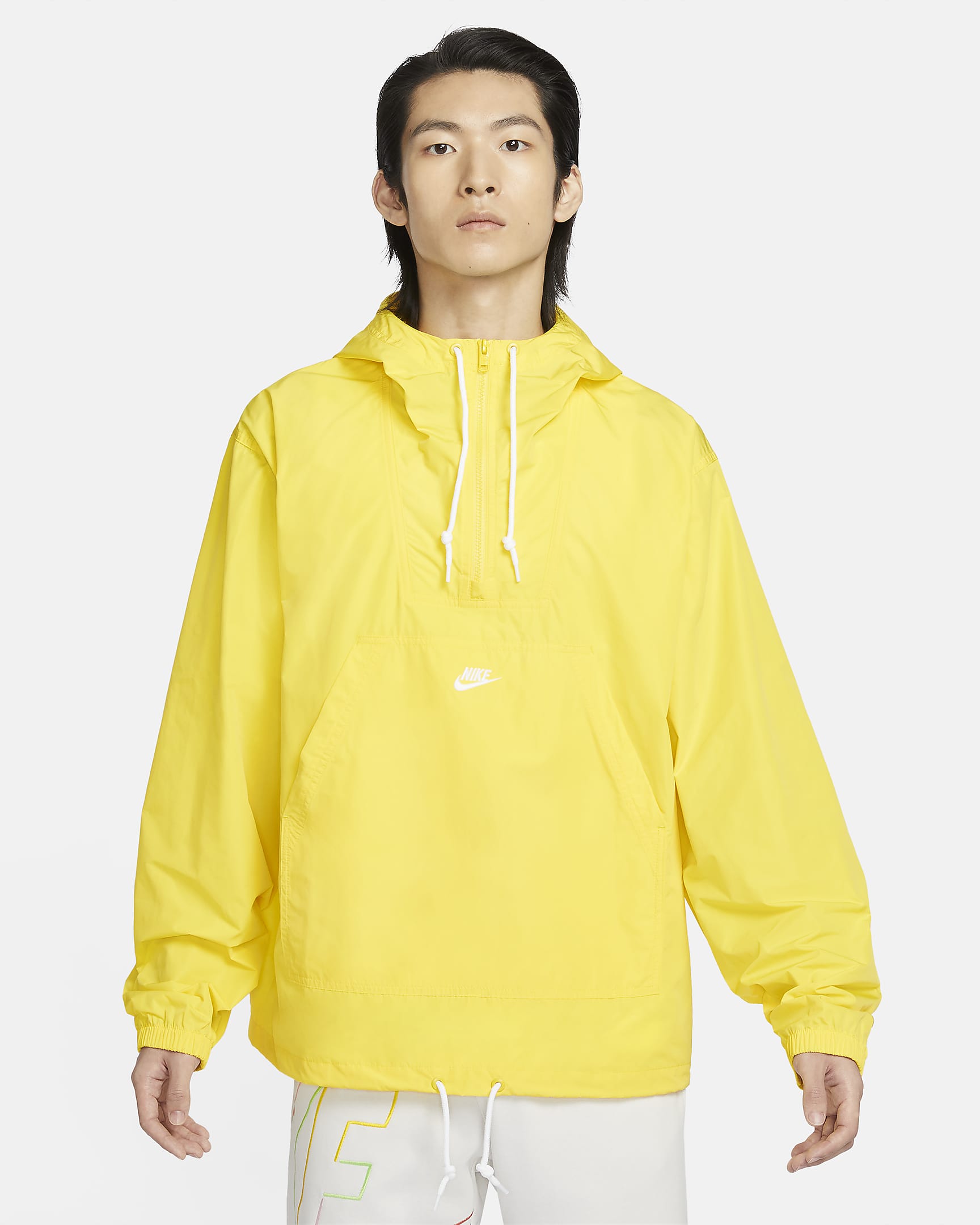 Nike Club Men's Marina Anorak - Lightning/Lightning/White