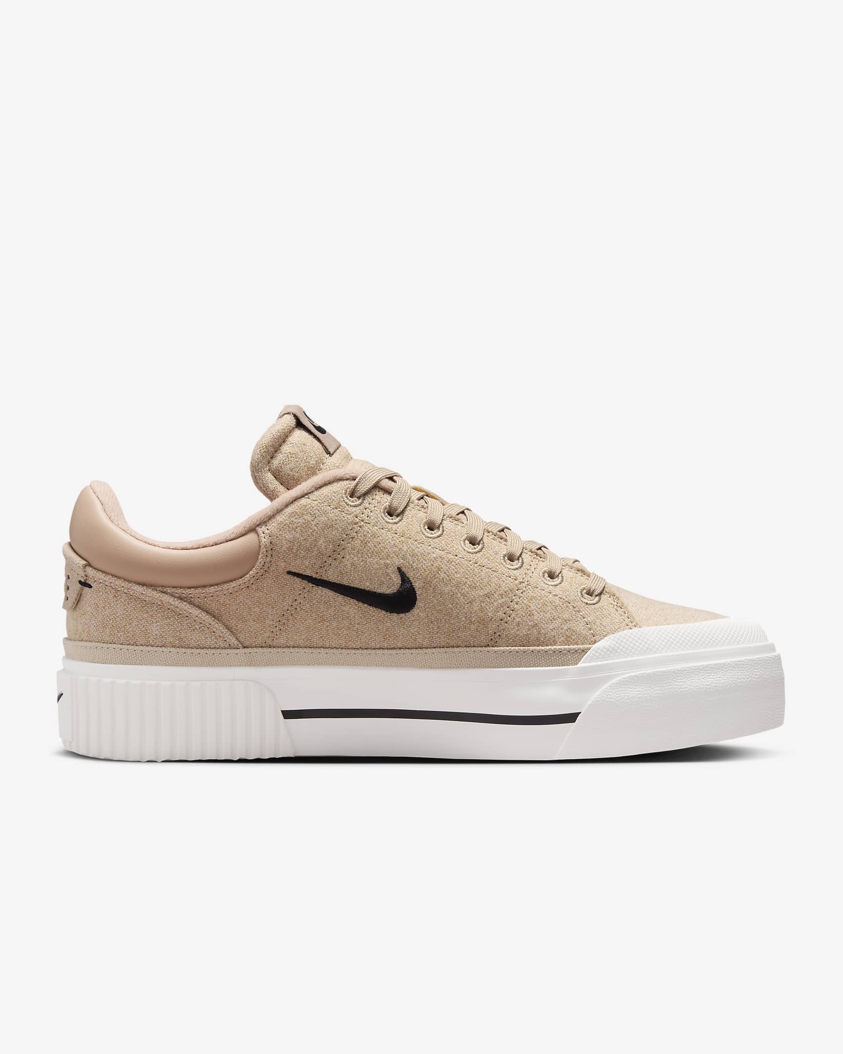 Nike Court Legacy Lift damesschoenen - Hemp/Sail/Sanddrift/Zwart