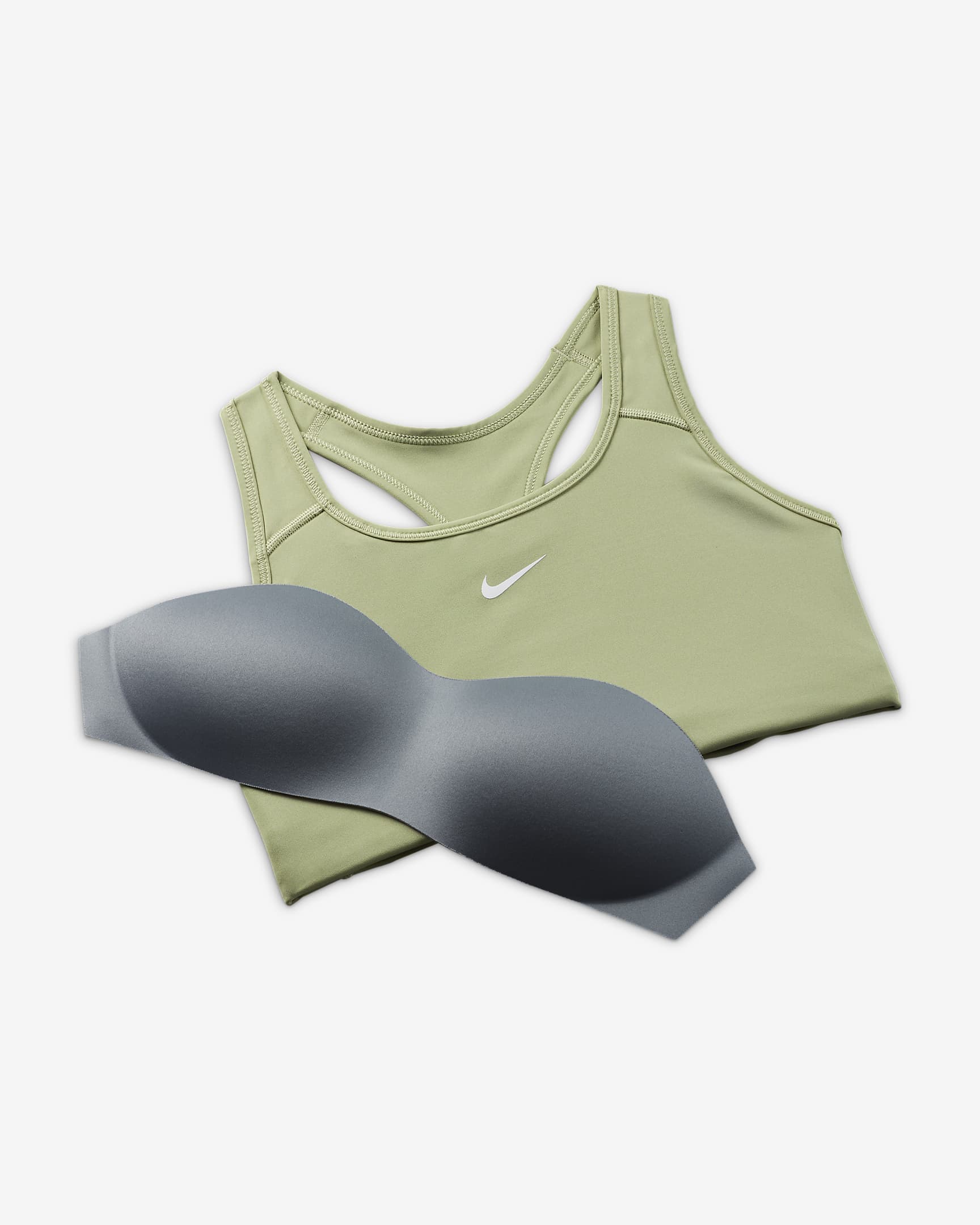 Nike Swoosh Women's MediumSupport 1Piece Pad Sports Bra. Nike UK