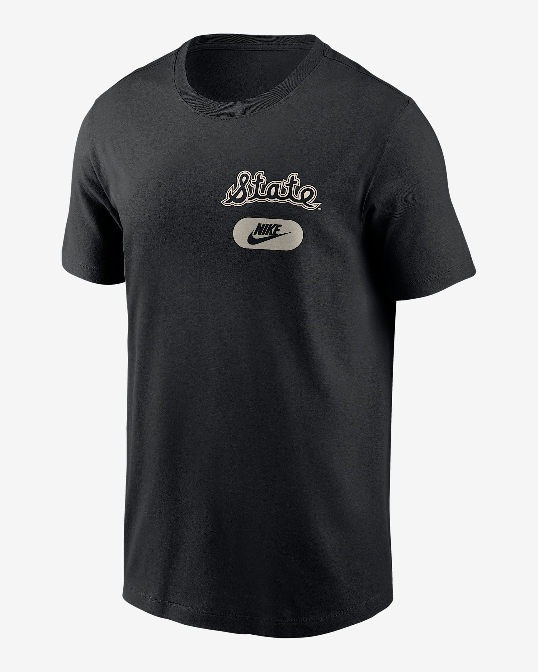Michigan State 2-Hit Men's Nike College T-Shirt - Black