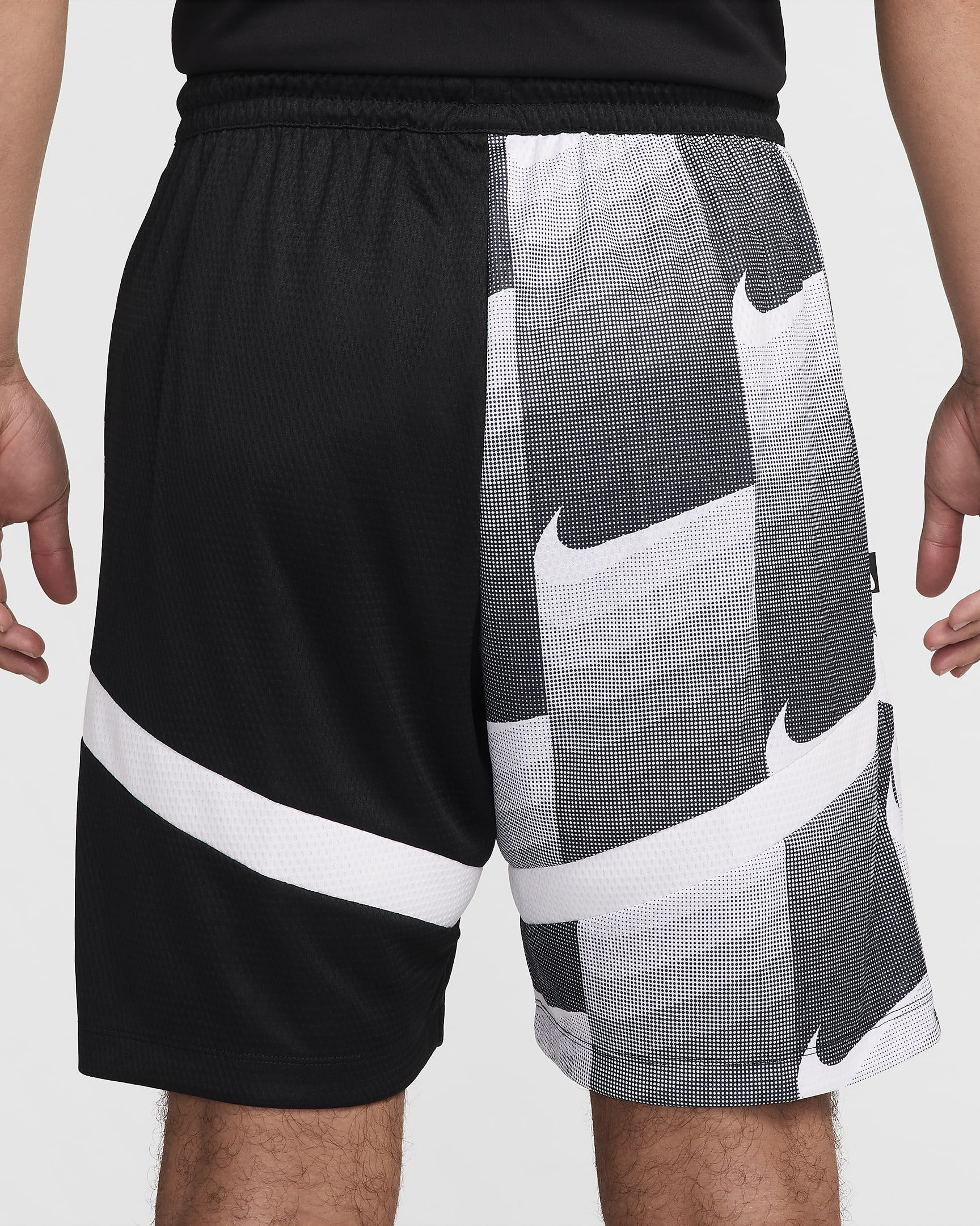 Nike Icon Men's 8" Dri-FIT Basketball Shorts - Black/White/White/White