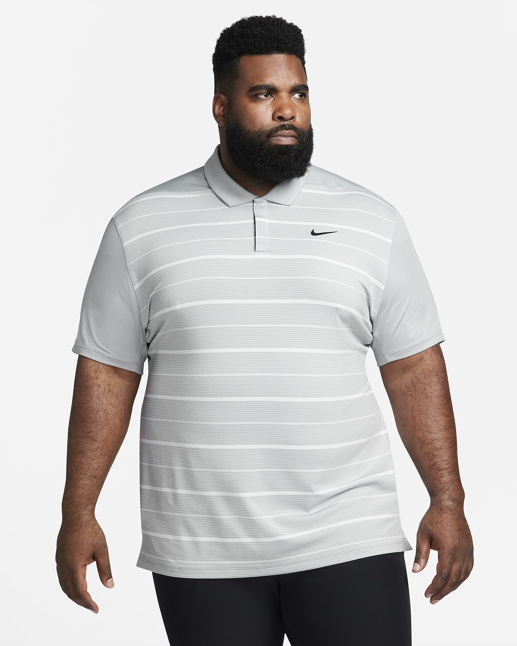 Nike Dri-FIT Tiger Woods Men's Striped Golf Polo. Nike NL