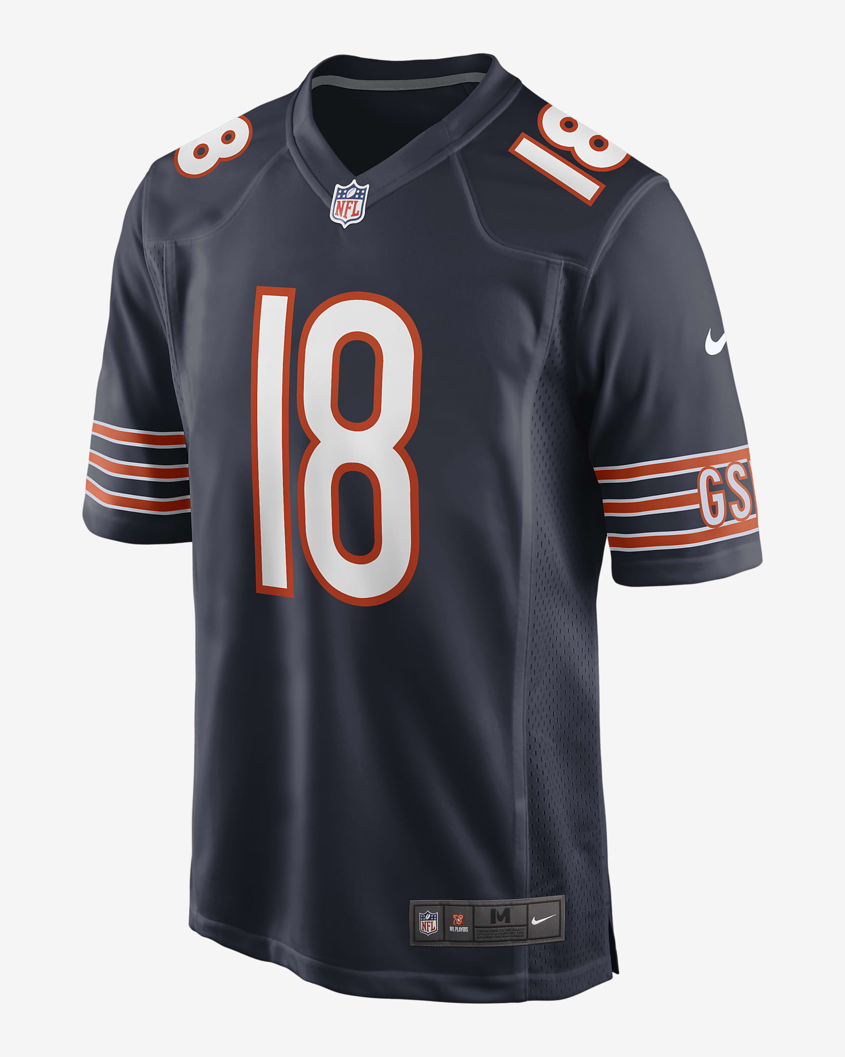 Caleb Williams Chicago Bears Men's Nike NFL Game Jersey - Marine