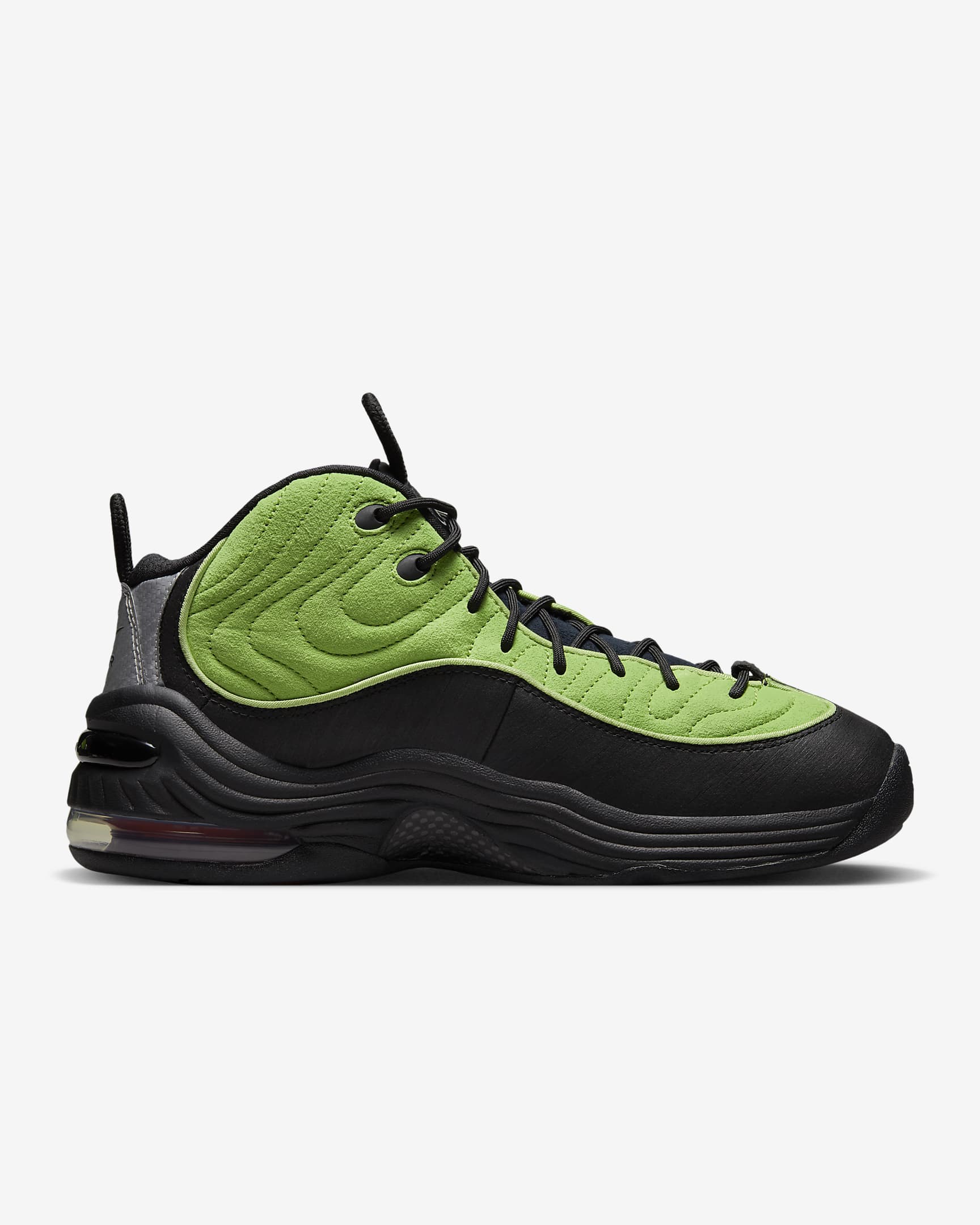 Nike Air Penny 2 x Stüssy-sko til mænd - Vivid Green/sort/sort