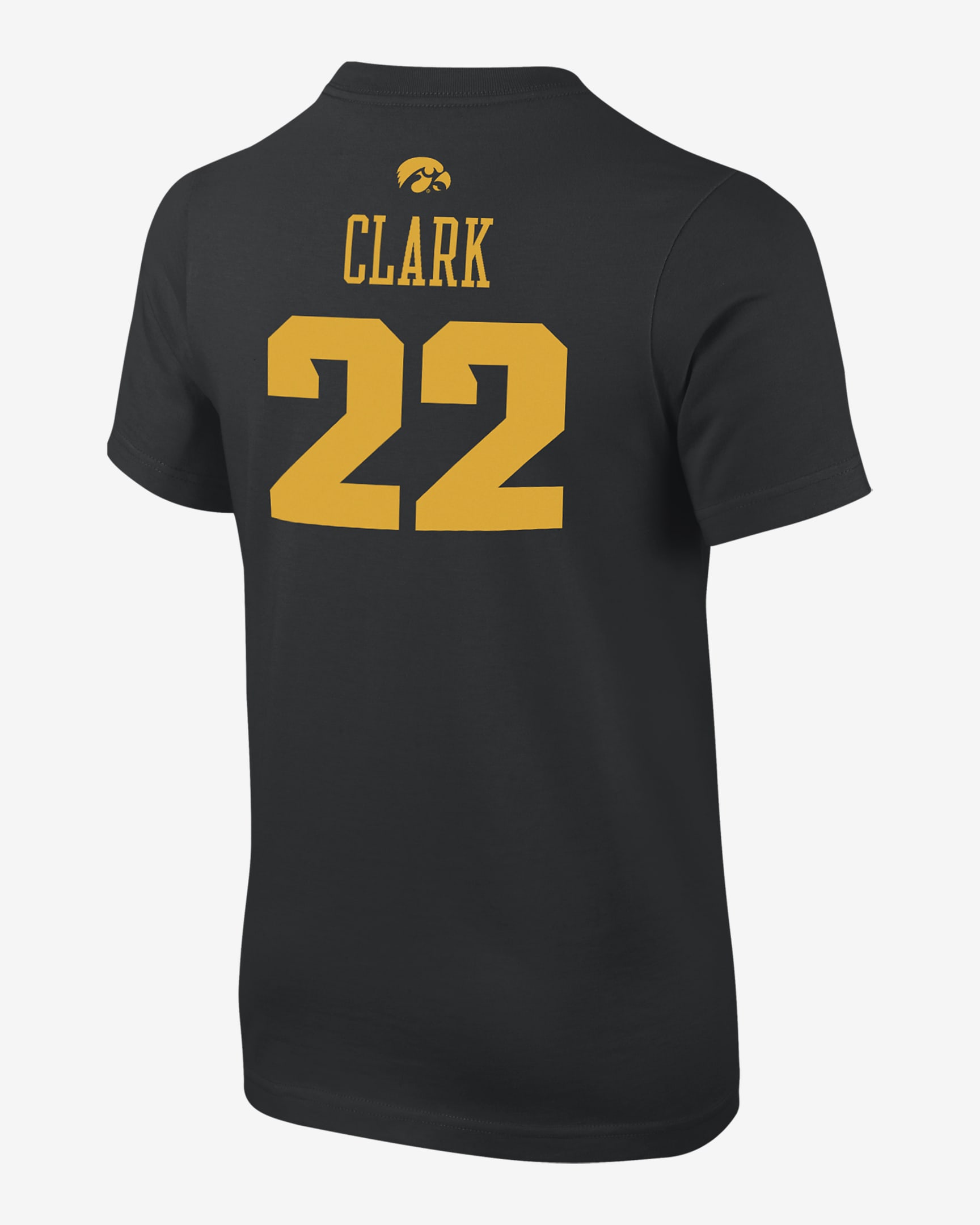 Playera universitaria Nike para niños talla grande Caitlin Clark Iowa ...