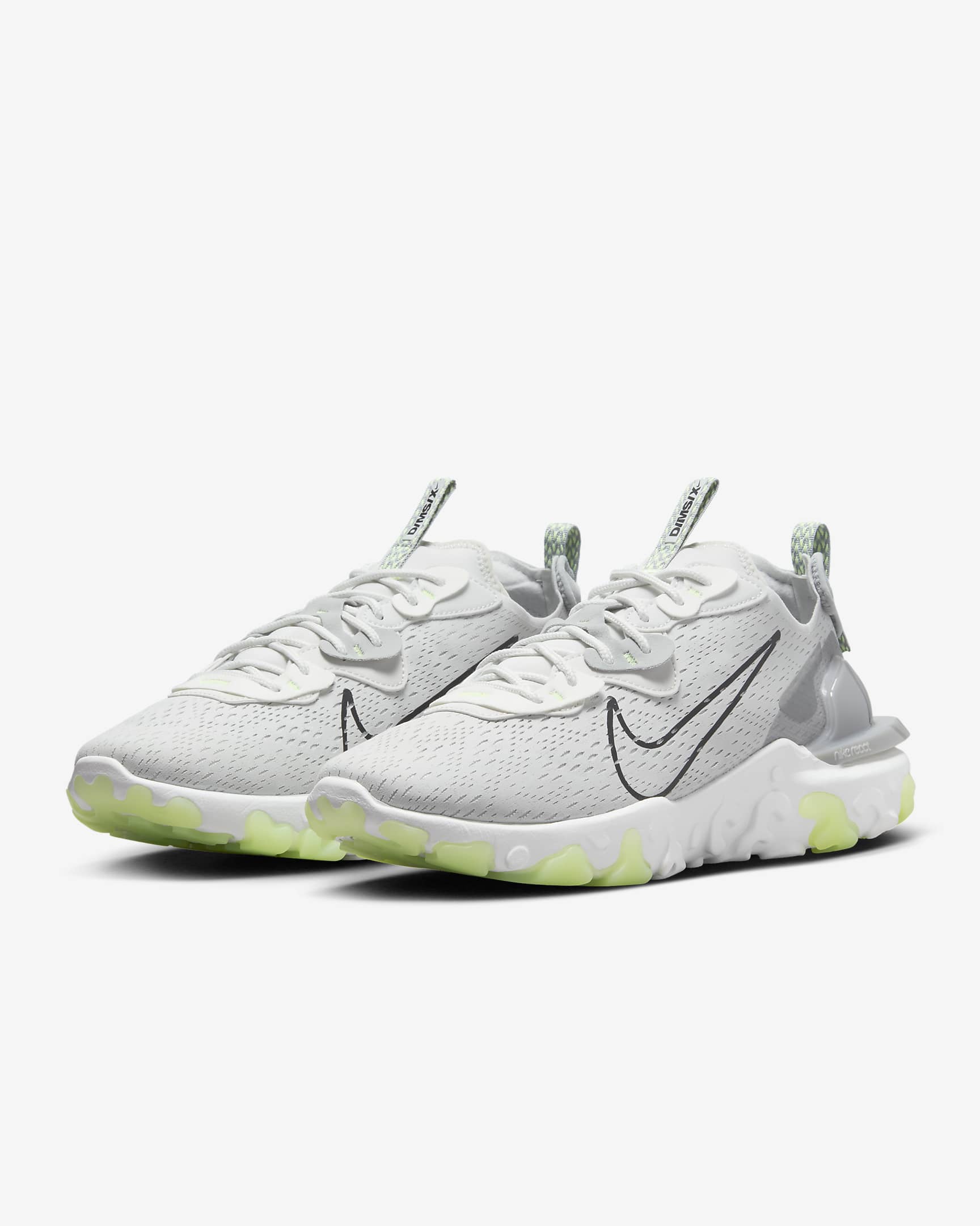 Sapatilhas Nike React Vision para homem - Photon Dust/Barely Volt/Branco Summit/Preto