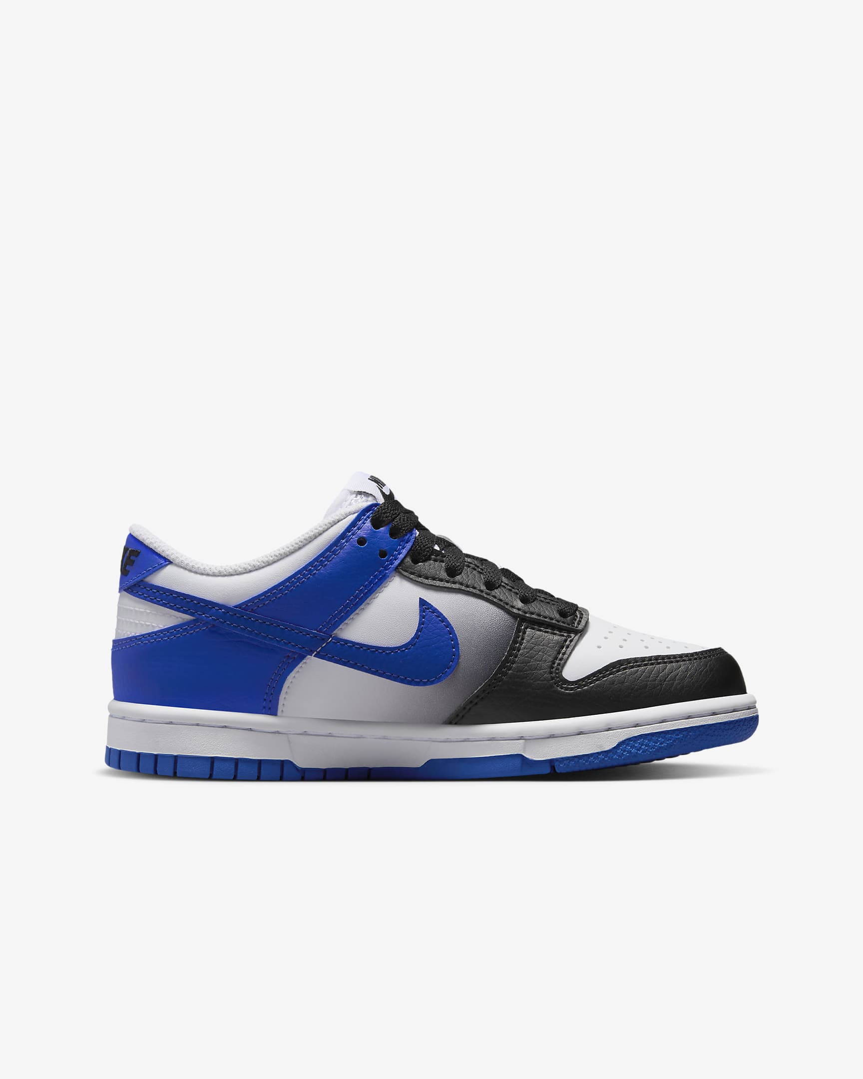 Sko Nike Dunk Low för ungdom - Game Royal/Vit/Svart