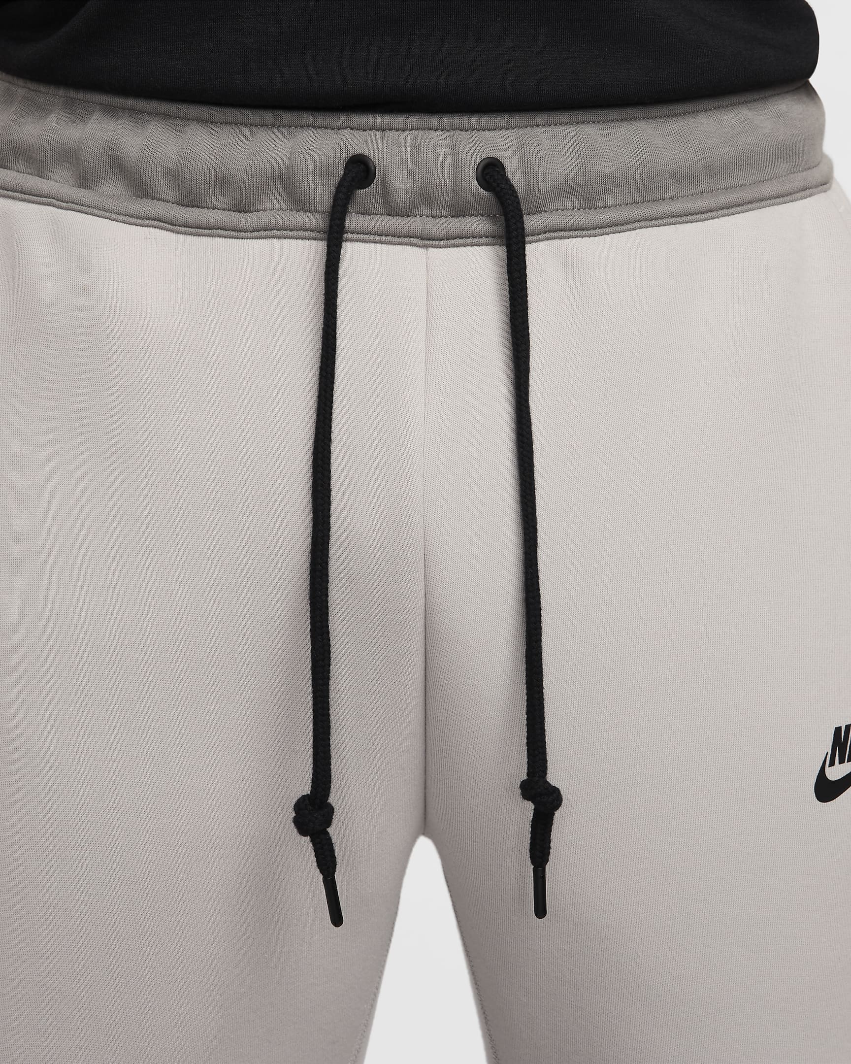 Nike Sportswear Tech Fleece férfi szabadidőnadrág - Light Iron Ore/Flat Pewter/Fekete