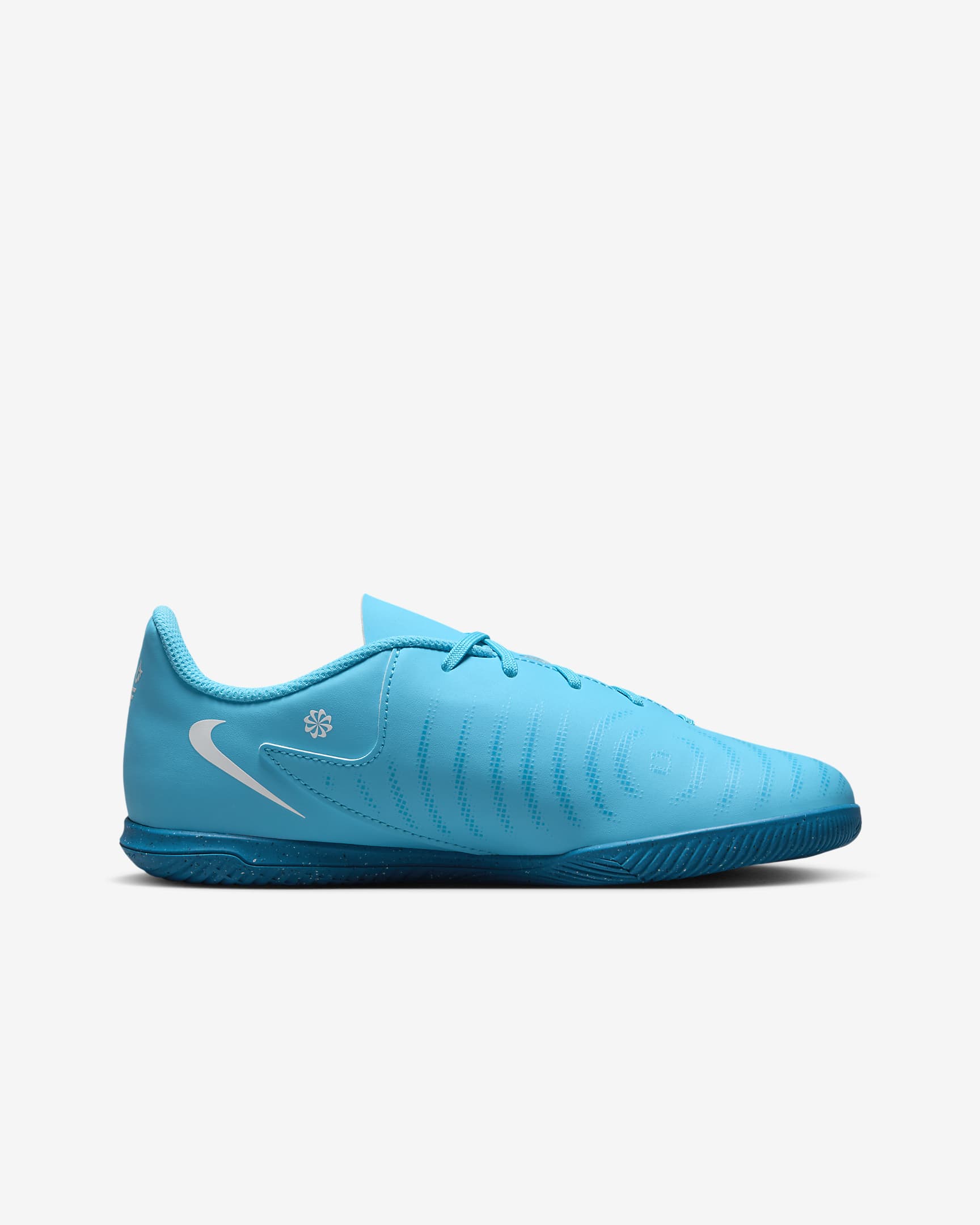 รองเท้าฟุตบอลเด็กเล็ก/เด็กโต IC Nike Jr. Phantom GX 2 Club - Blue Fury/ขาว