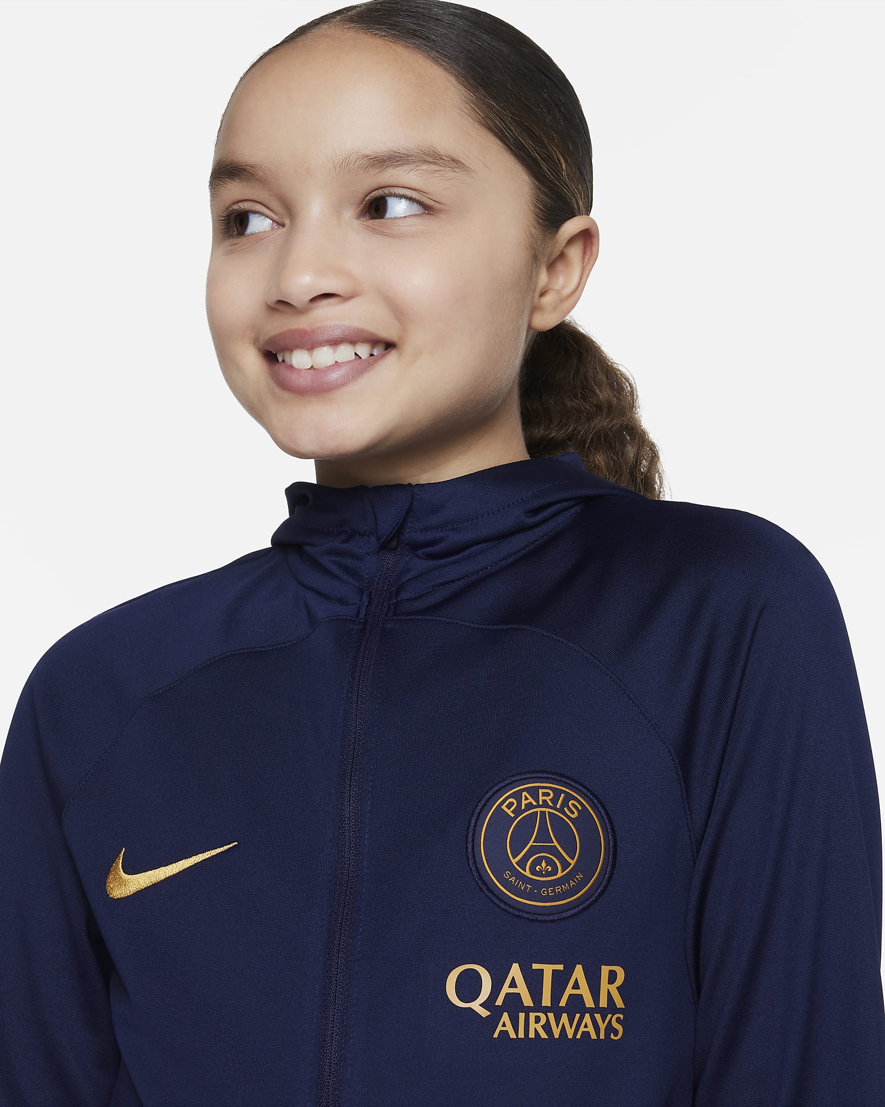 Paris Saint-Germain Strike Older Kids' Nike Dri-FIT Hooded Football ...