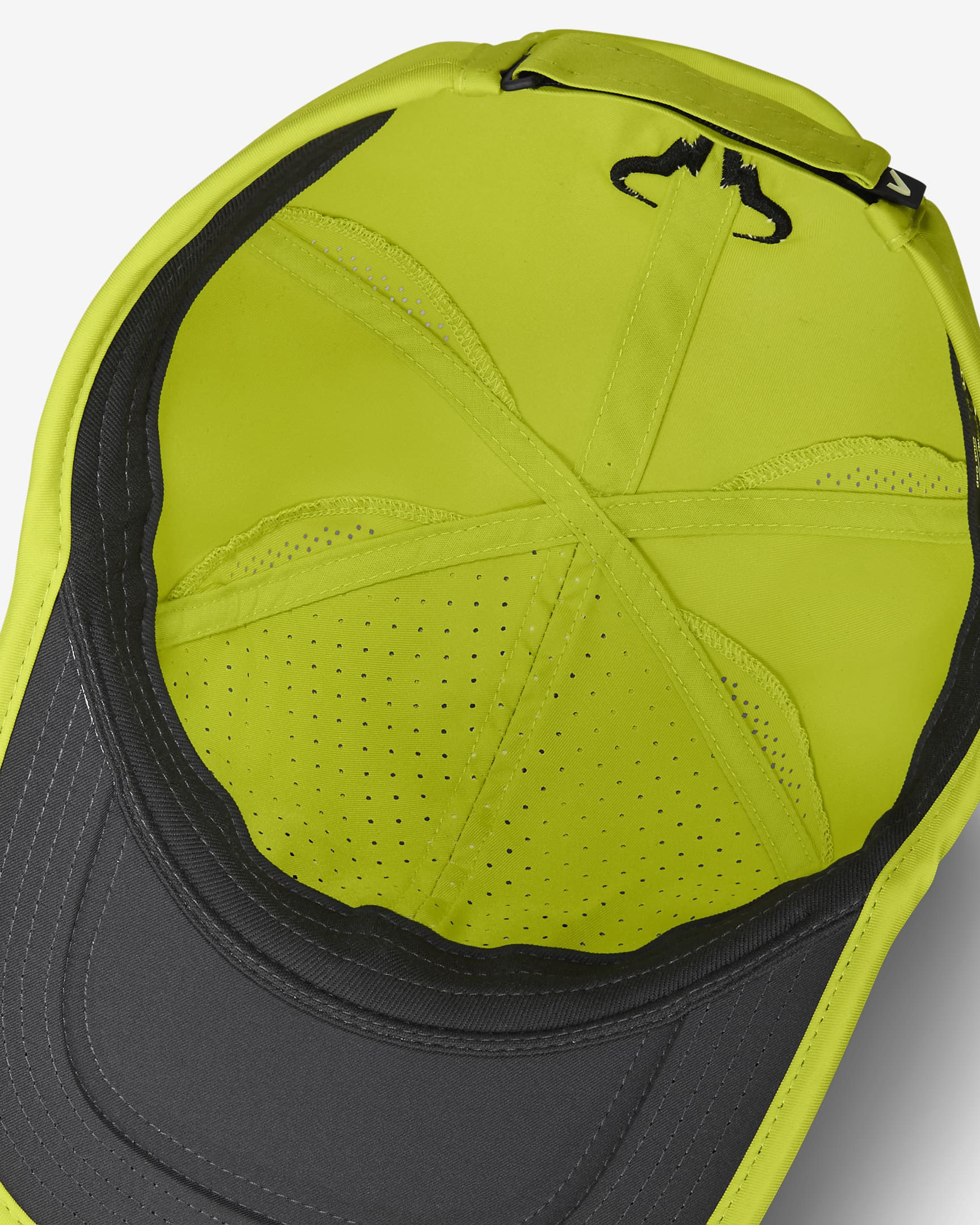 Nike Dri-FIT Club Unstructured Rafa Cap - Bright Cactus/Black