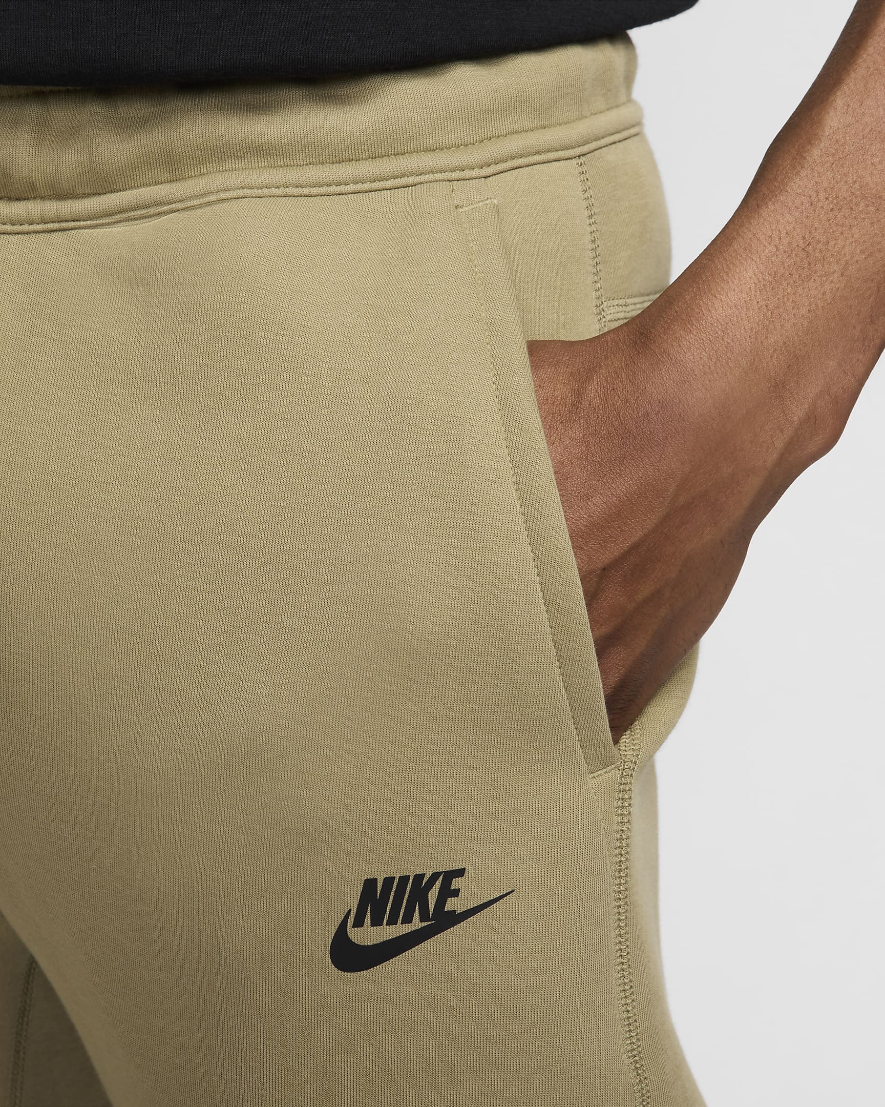 Joggers para hombre Nike Sportswear Tech Fleece - Oliva neutro/Negro