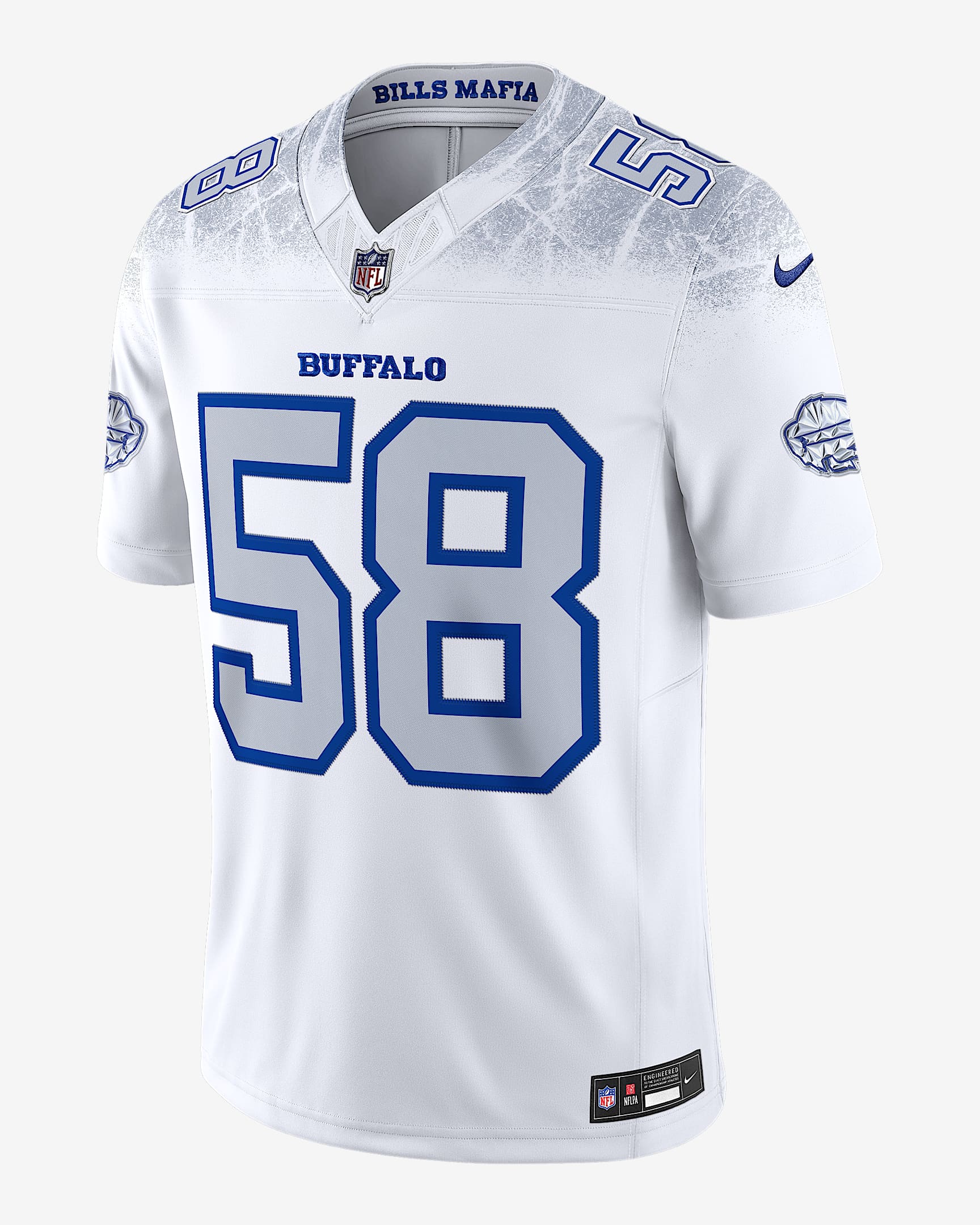 Matt Milano Buffalo Bills Rivalries Collection Men's Nike Dri-FIT NFL Limited Jersey - White
