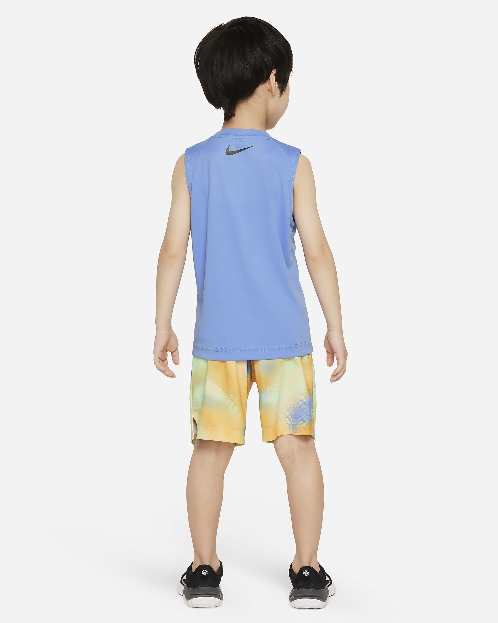 Nike Dri-FIT Hazy Rays Younger Kids' Tank Top Set - Coconut Milk