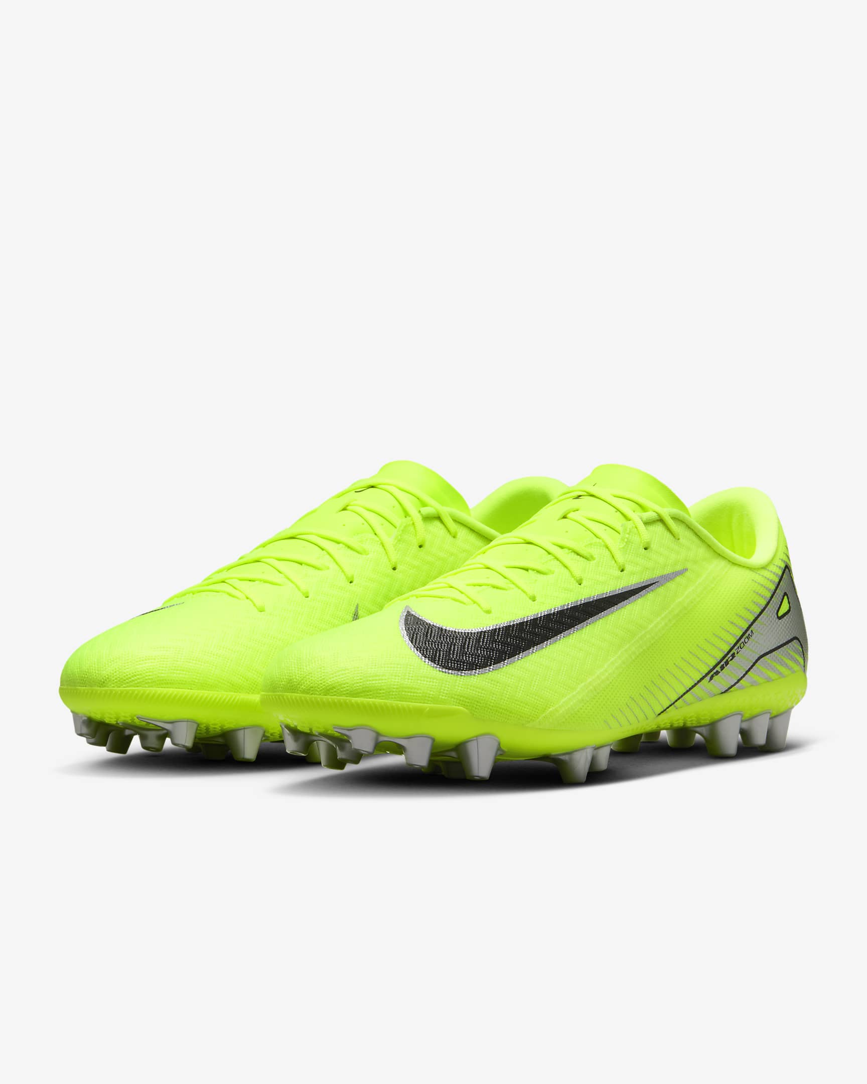 Chaussure de foot à crampons basse pour terrain synthétique Nike Mercurial Vapor 16 Academy - Volt/Noir