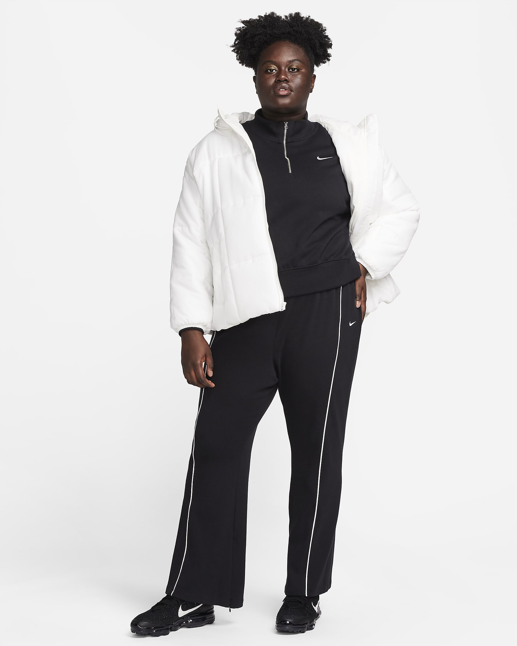 Nike Sportswear Collection Women's Slit-Hem Trousers (Plus Size). Nike SE