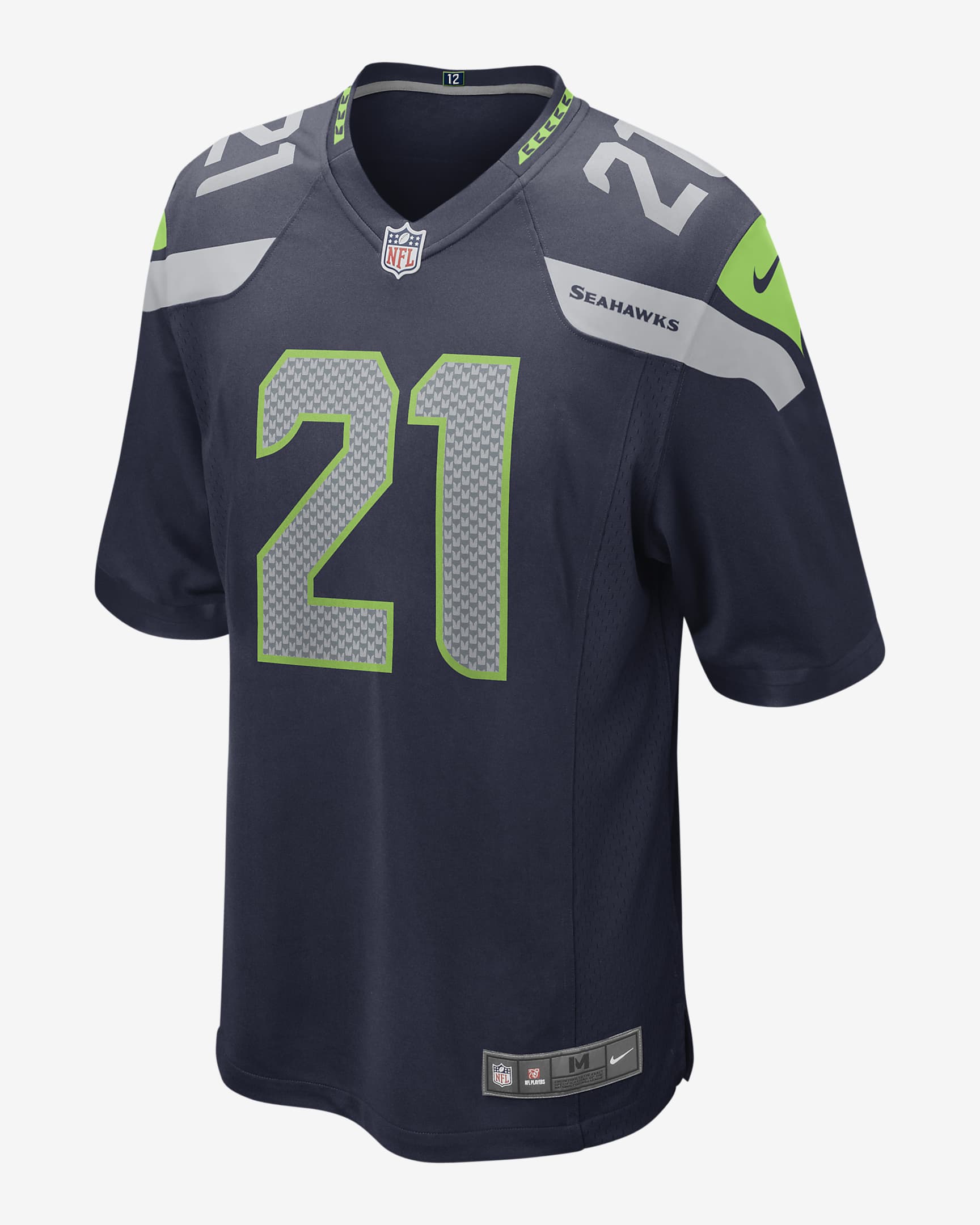 Jersey de fútbol americano Nike de la NFL Game para hombre Devon Witherspoon Seattle Seahawks - Azul marino universitario