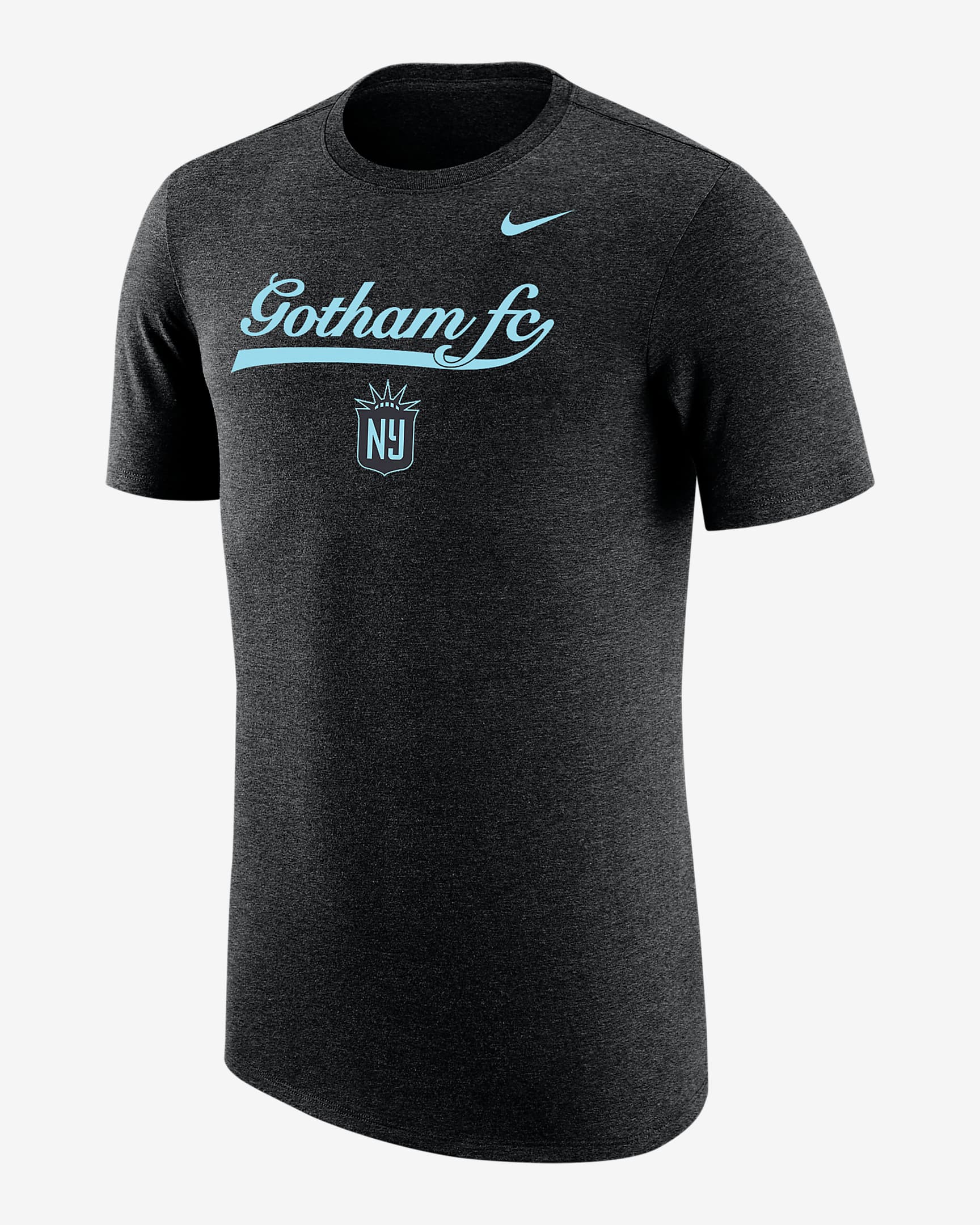 Playera Nike Fútbol para hombre de Gotham FC - Negro jaspeado