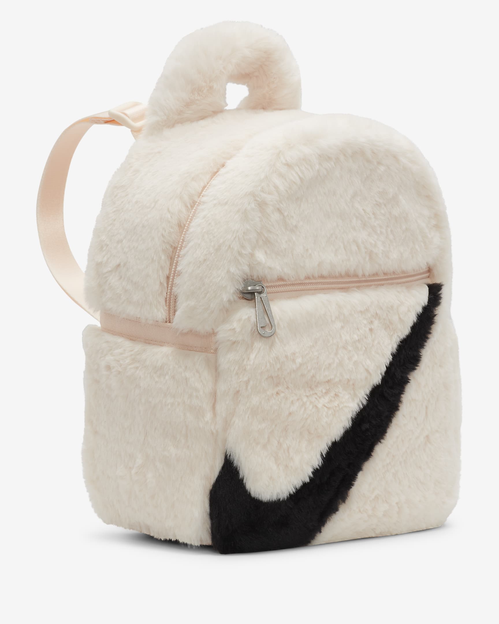 Nike Sportswear Futura 365 Faux Fur Mini Backpack (6L) - Guava Ice/Guava Ice/Black