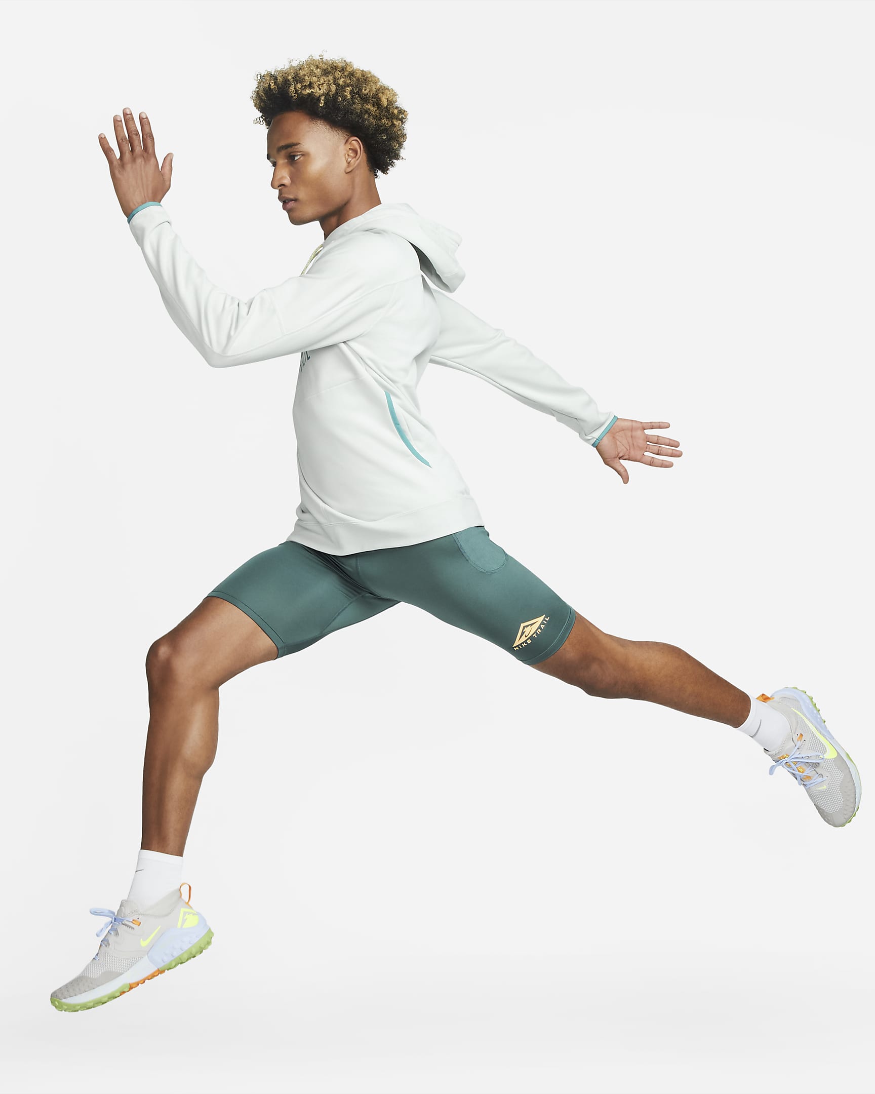 Nike Trail Lava Loops Men's DriFIT Running 1/2Length Tights.