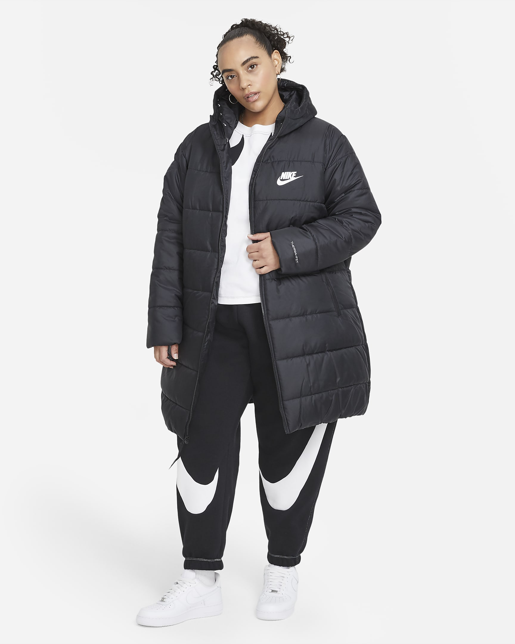 Nike Sportswear ThermaFIT Repel Women's Hooded Parka (Plus Size). Nike HU