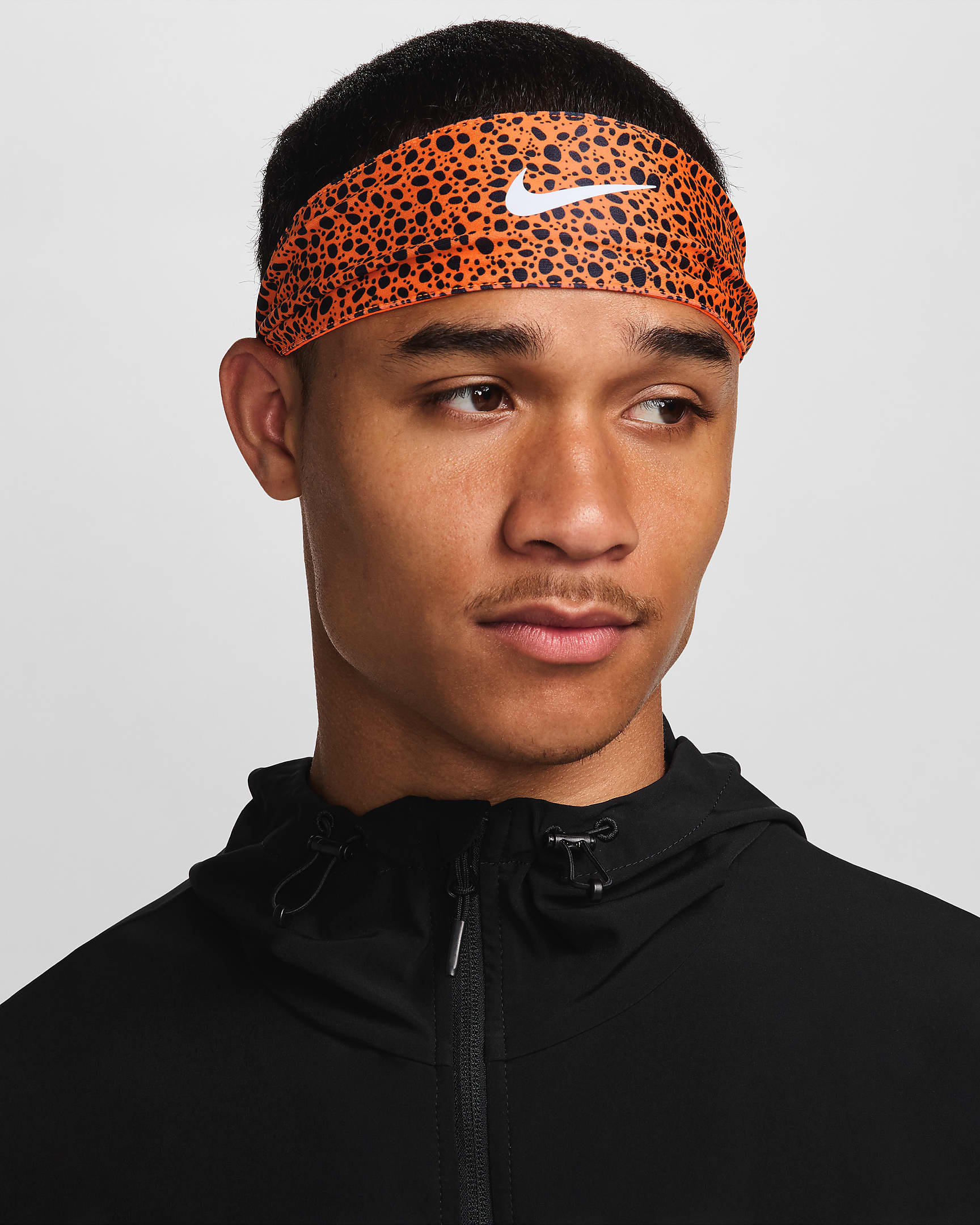 Nike Dri-FIT Reversible Head Tie - Total Orange/Dark Obsidian