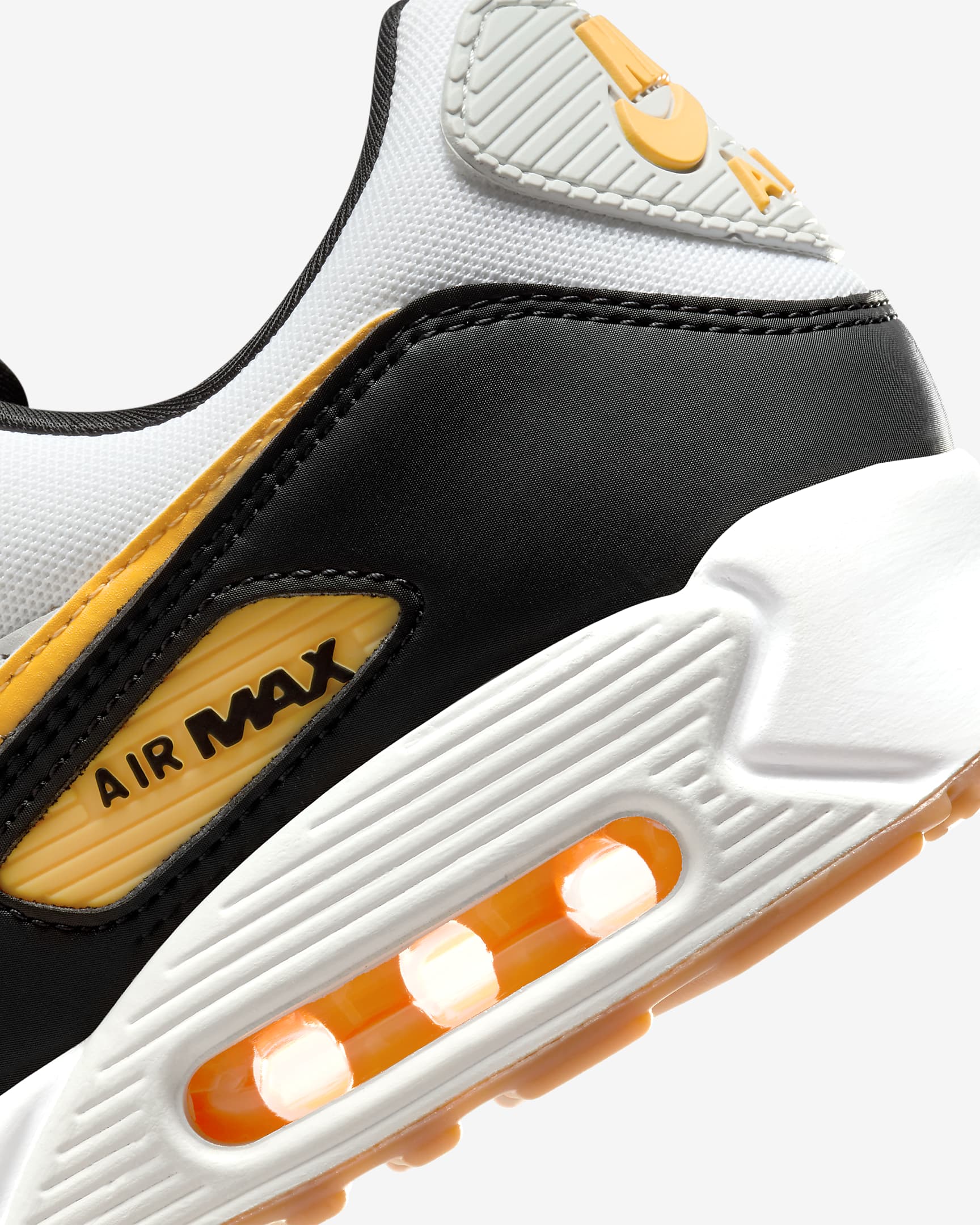 Nike Air Max 90 Men's Shoes - White/Photon Dust/Black/Laser Orange