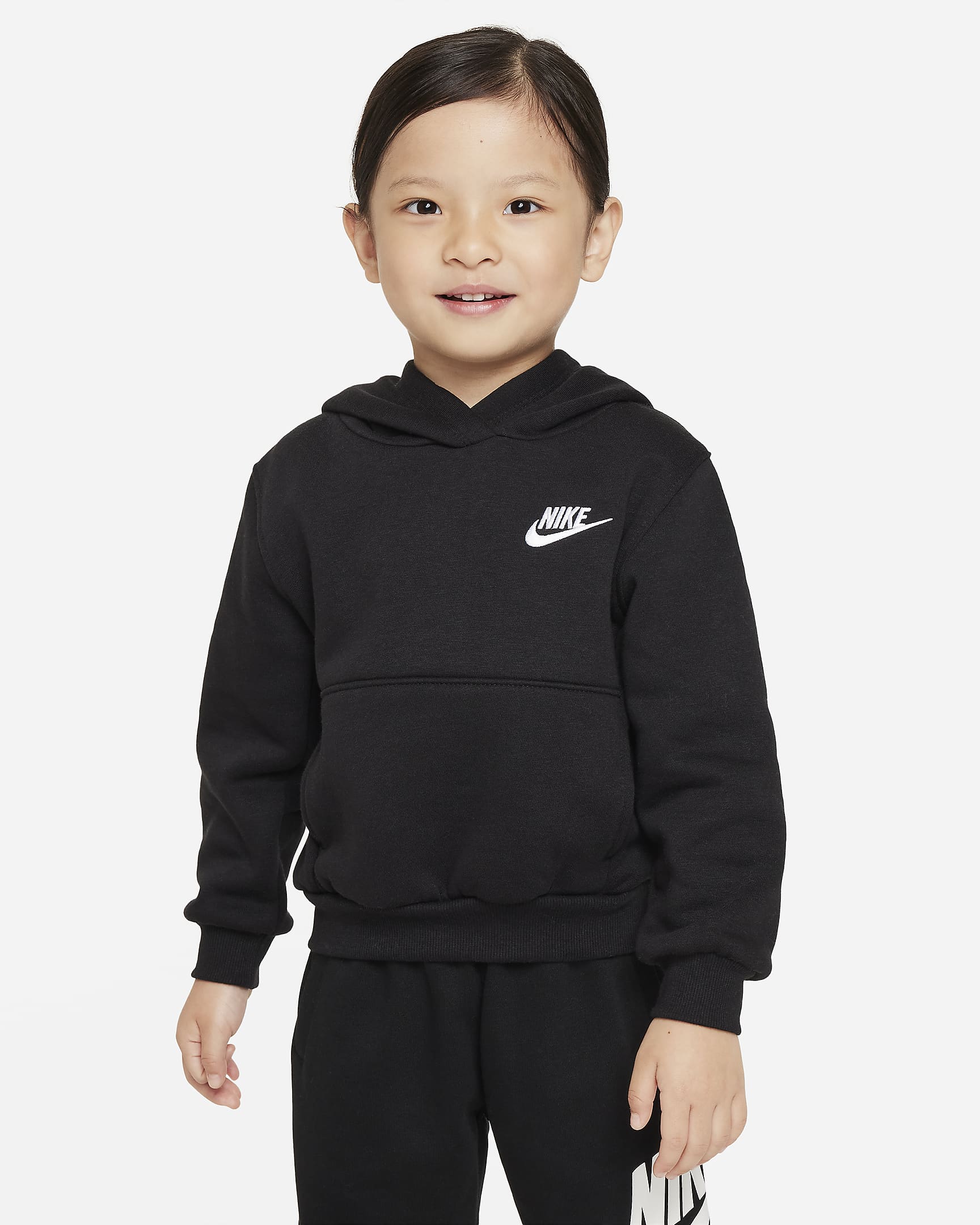 Nike Sportswear Club Fleece Toddler Pullover Hoodie - Black
