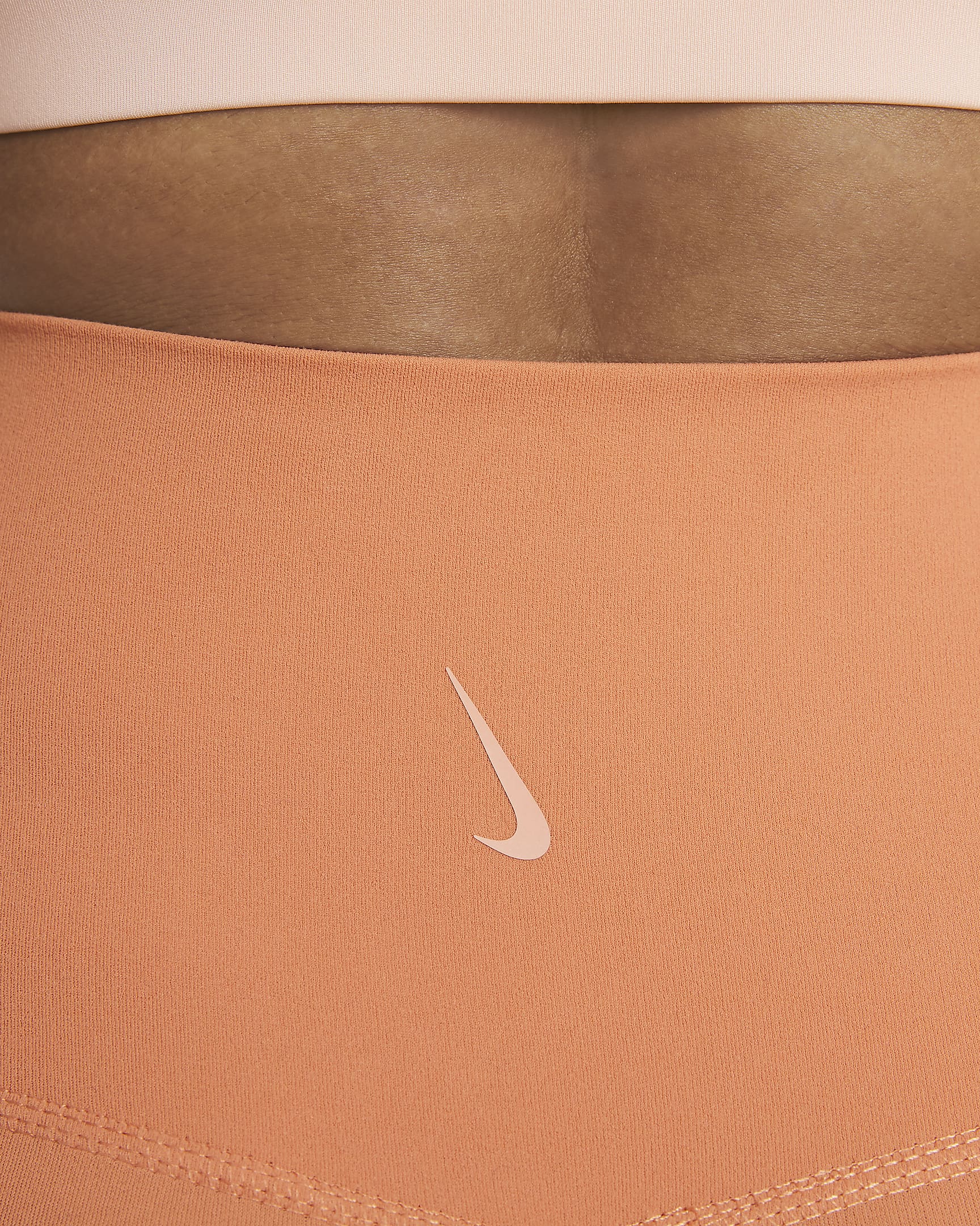 Nike Yoga Dri-FIT Luxe Women's High-Waisted 7/8 Infinalon Leggings - Healing Orange/Apricot Agate