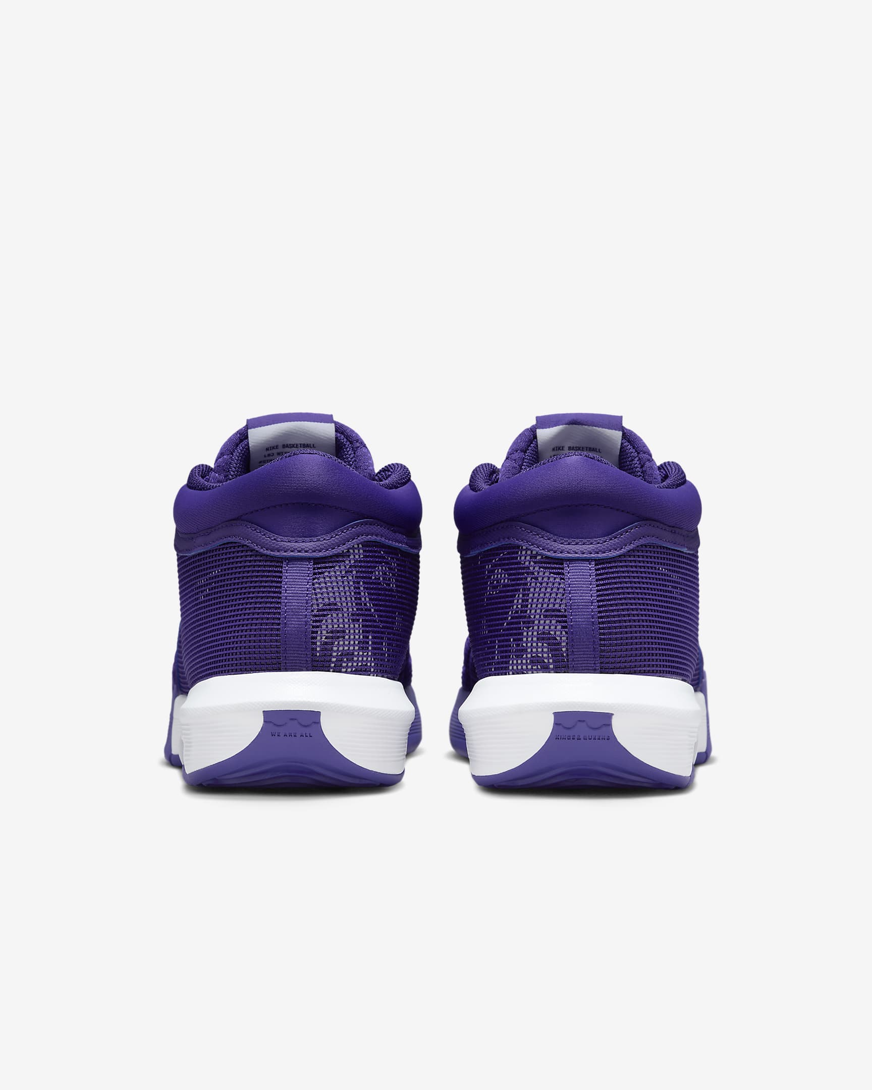 Tenis de básquetbol LeBron Witness 8 (Team Bank) - Morado campo/Morado campo/Blanco