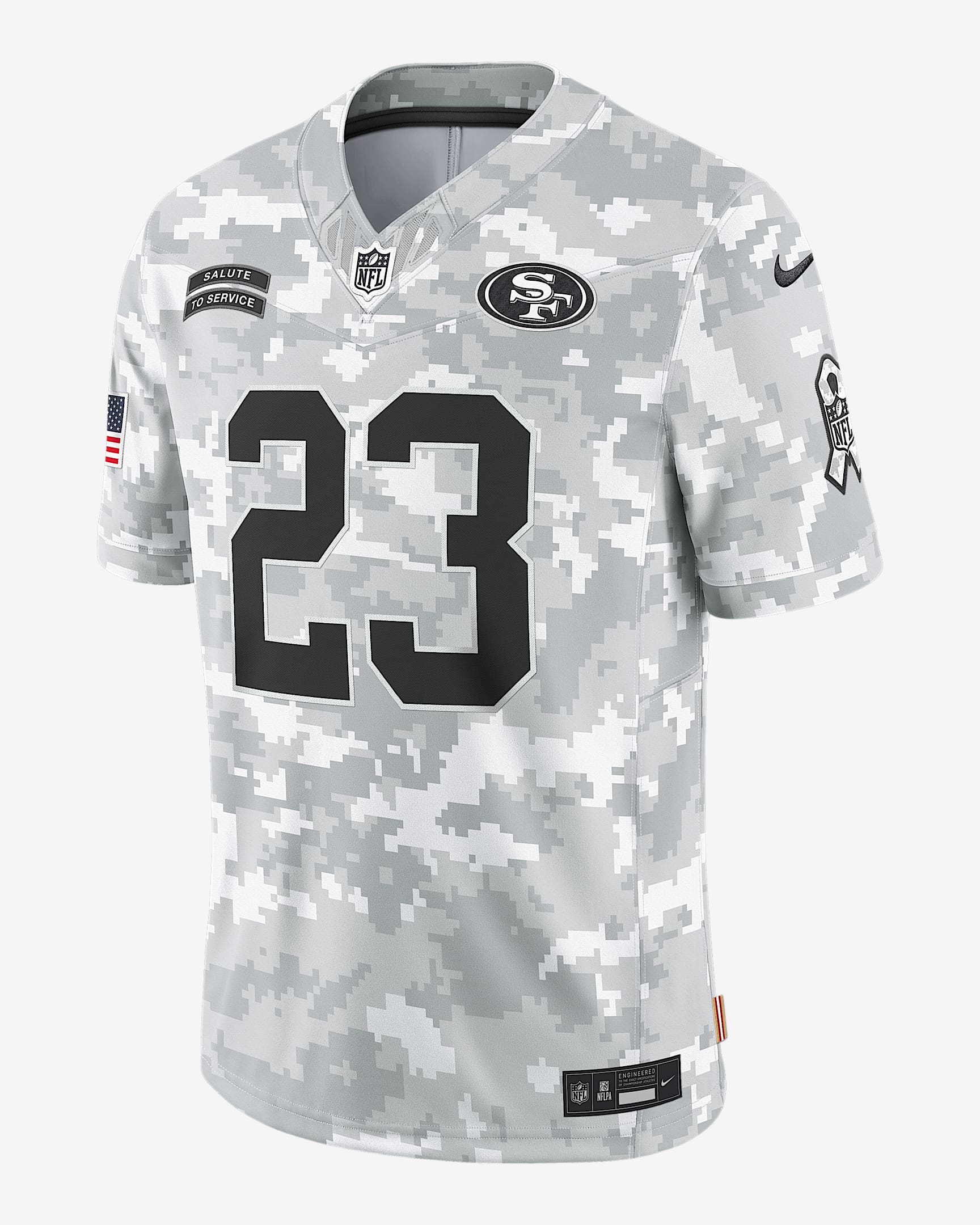 mccaffrey salute to service jersey