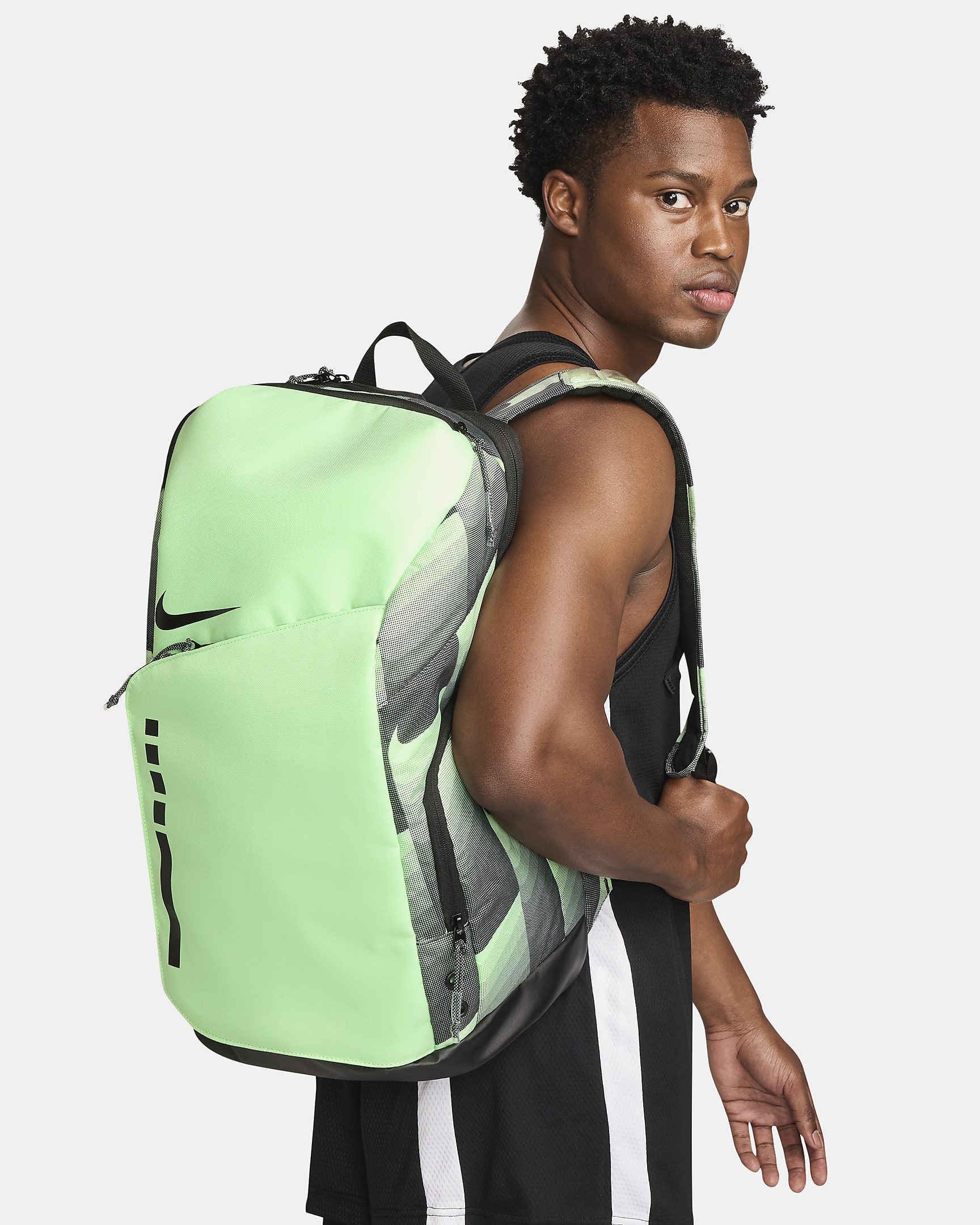 Mochila estampada (32 L) Nike Hoops Elite - Verde vapor/Negro/Negro